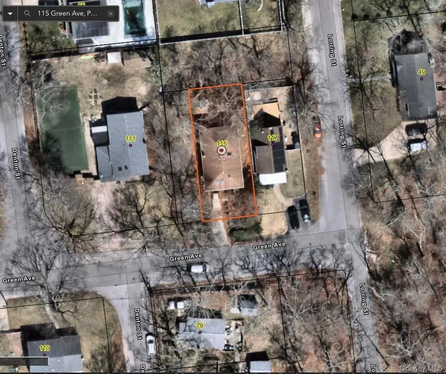 House Lot Lines and NOTE adjacent vacant small lot included too House Lot Lines and NOTE adjacent vacant small lot included too