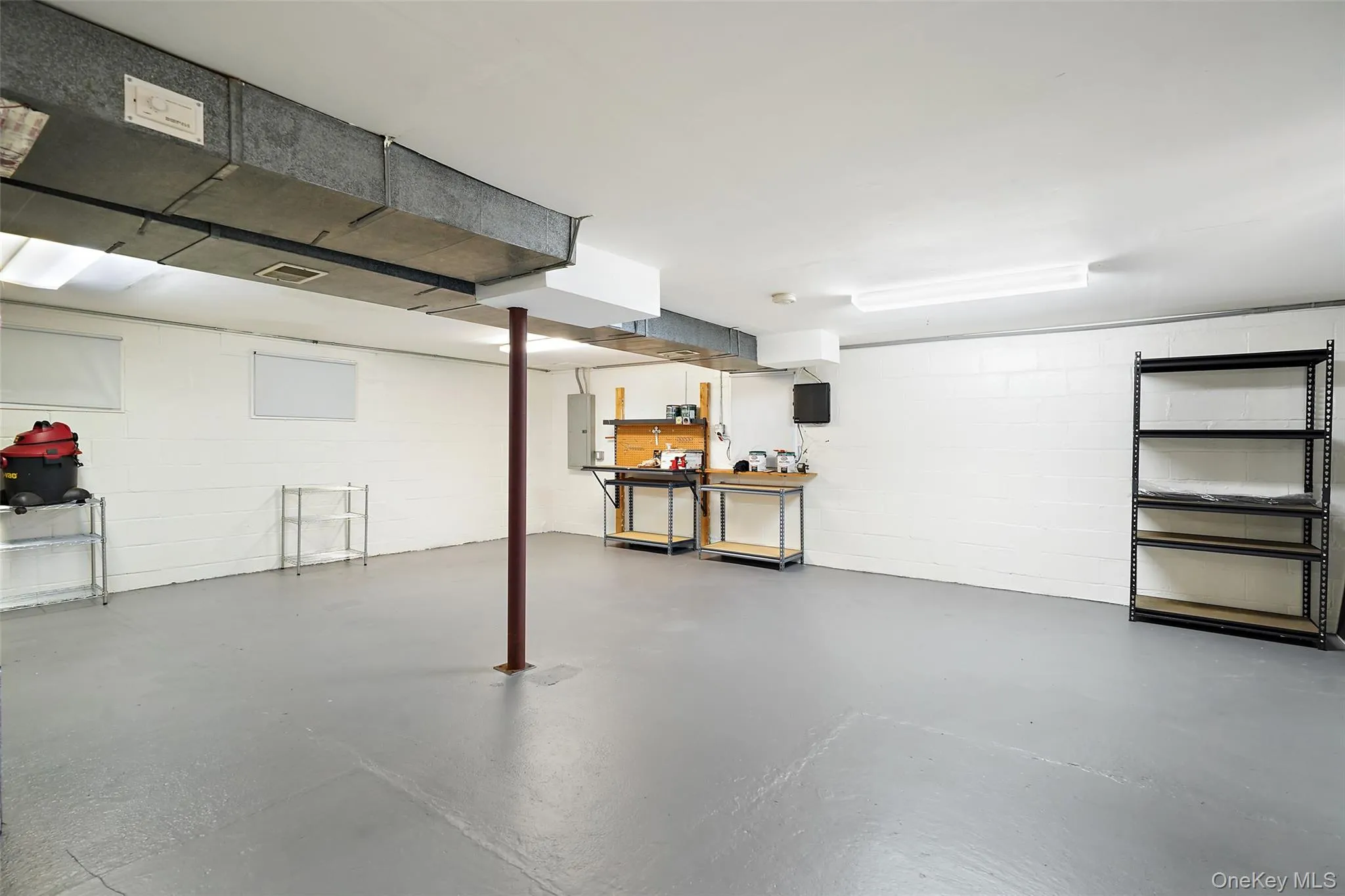 Super clean basement for storage and utilities Super clean basement for storage and utilities