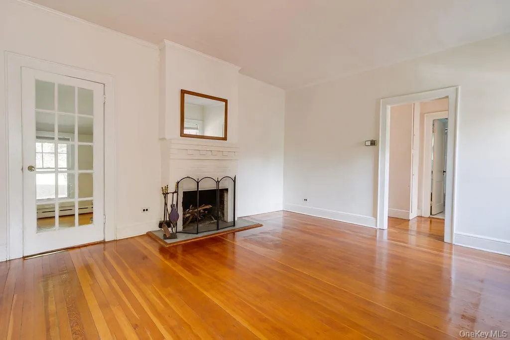 Living Room with original hardwood floors Living Room with original hardwood floors