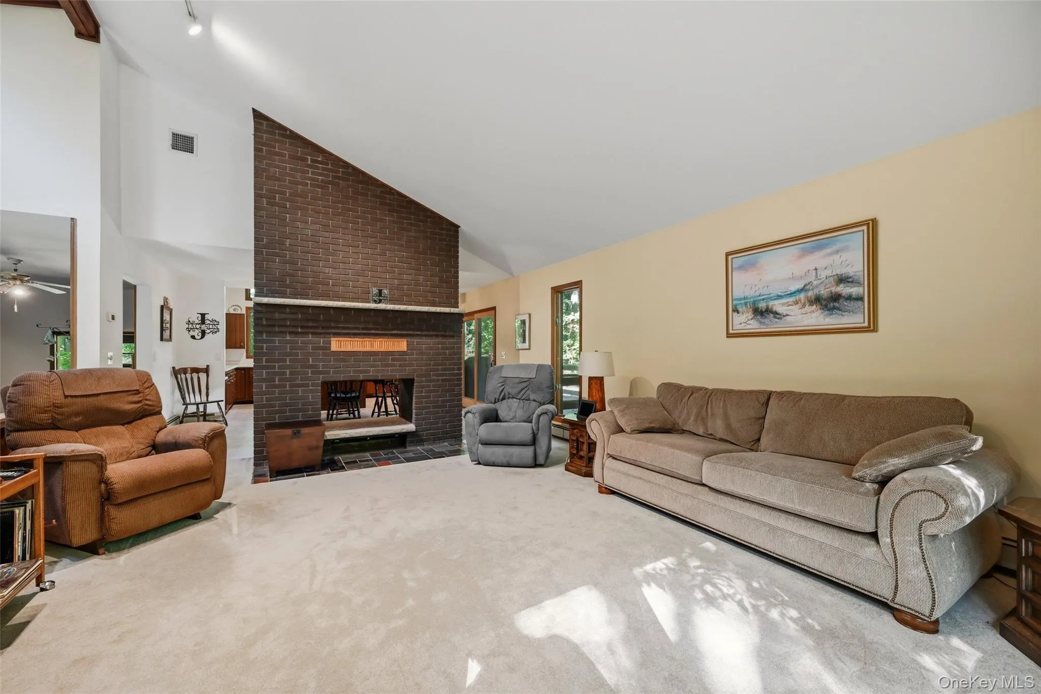 With double sided fireplace With double sided fireplace