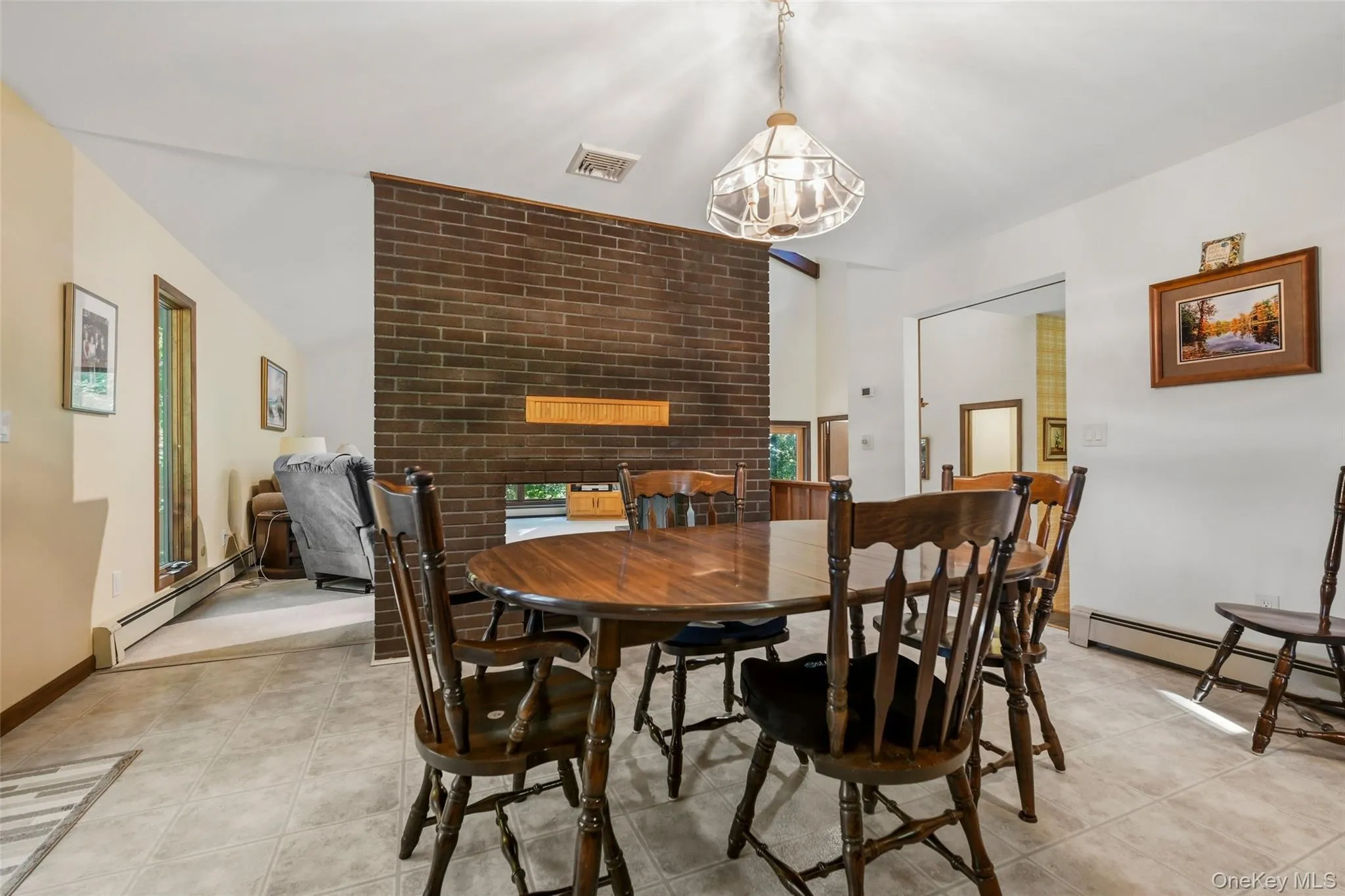 With double sided fireplace With double sided fireplace
