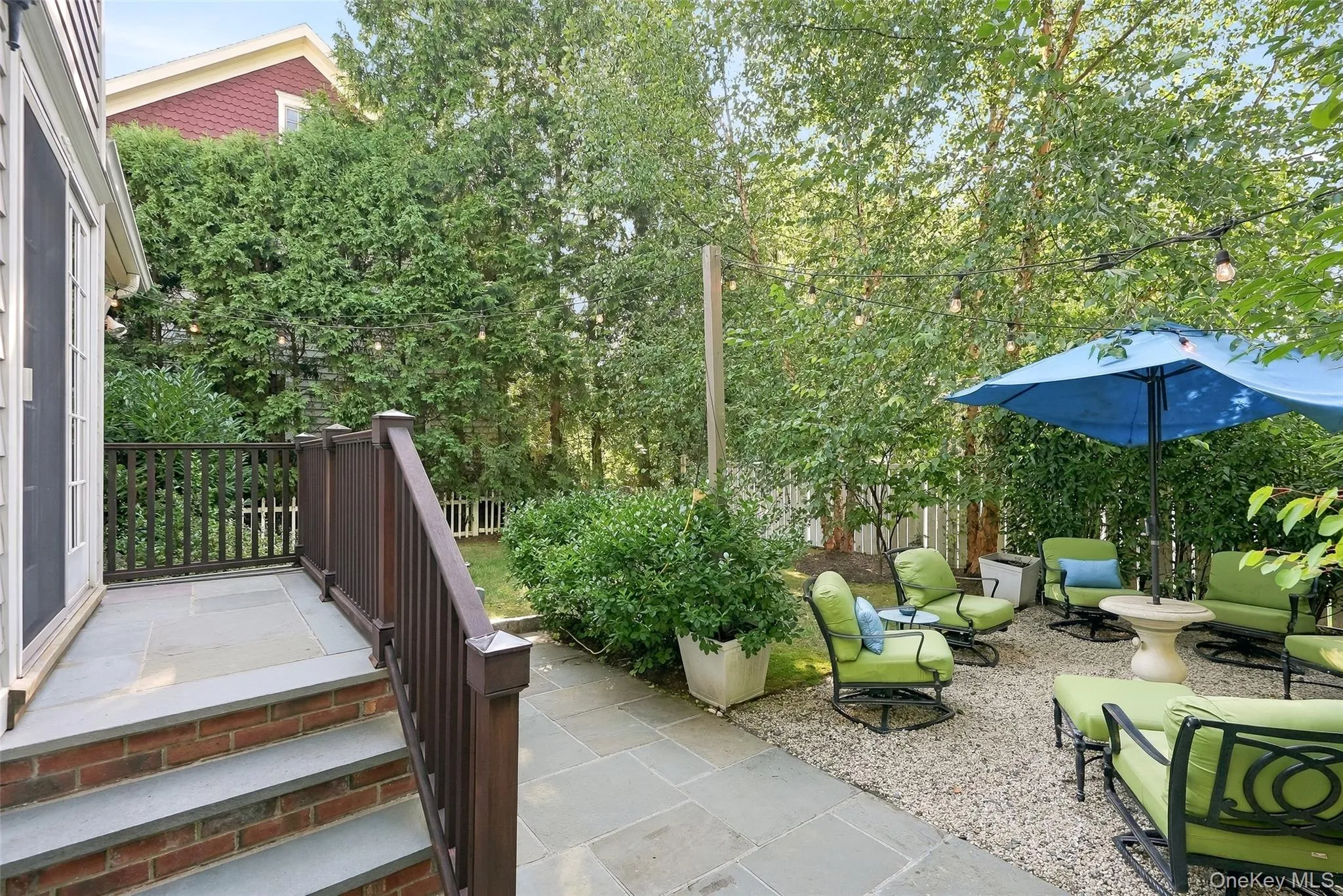 Private Landscaped Backyard and Garden Patio Area Private Landscaped Backyard and Garden Patio Area