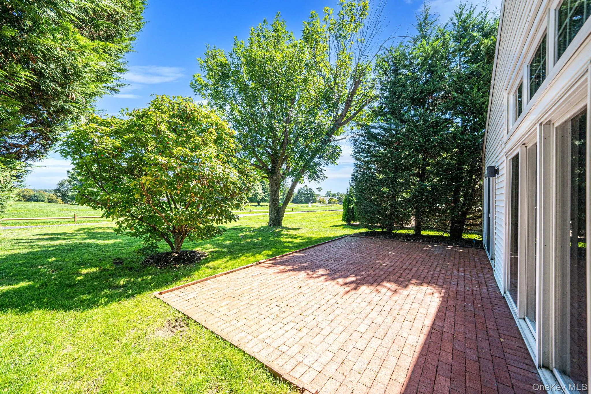 Large back yard Large back yard