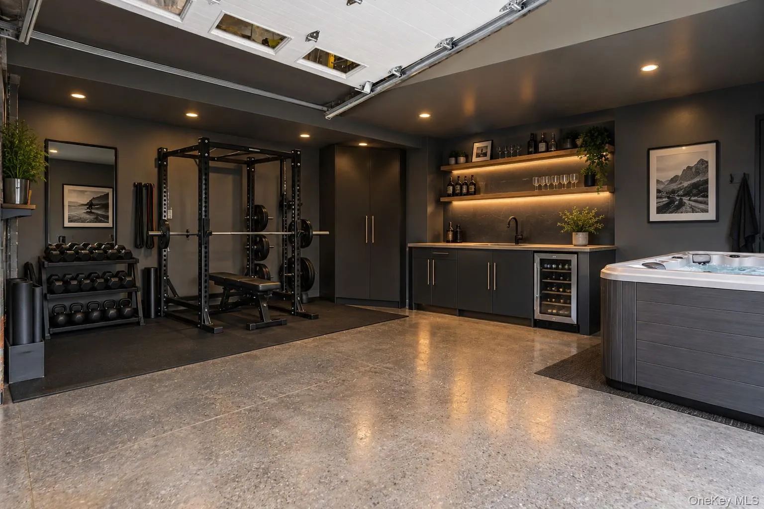 Virtual rendering of what it couls look like if you finished the garage and turned it into a finished space. Virtual rendering of what it couls look like if you finished the garage and turned it into a finished space.