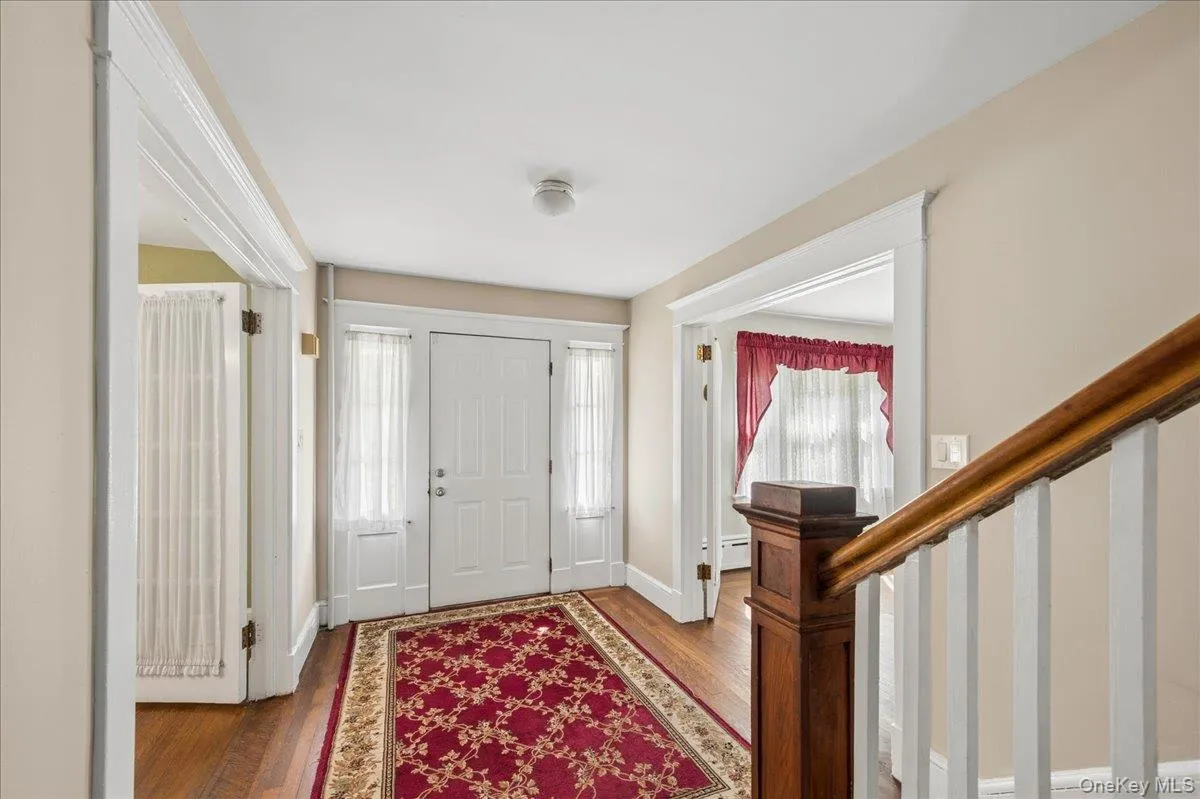 View of formal entrance. View of formal entrance.