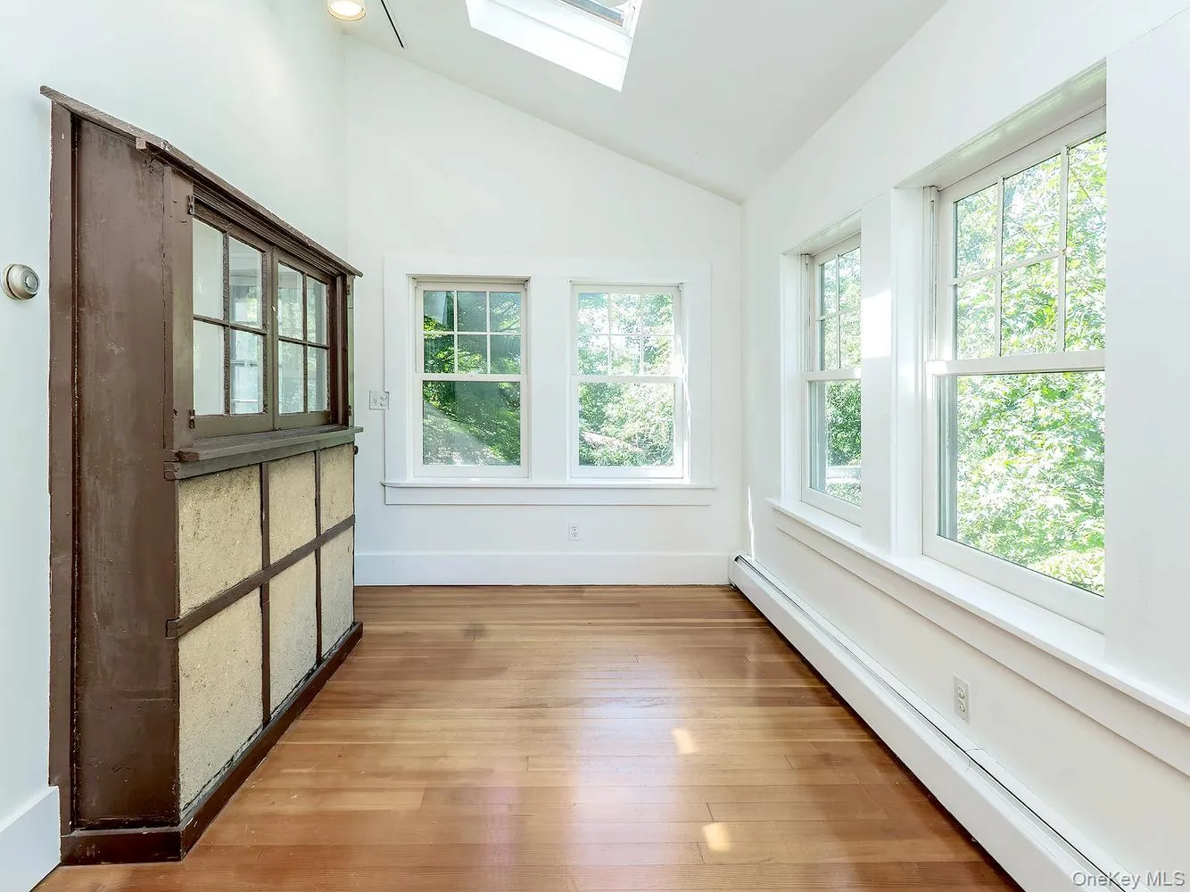Home office or studio featuring skylights Home office or studio featuring skylights