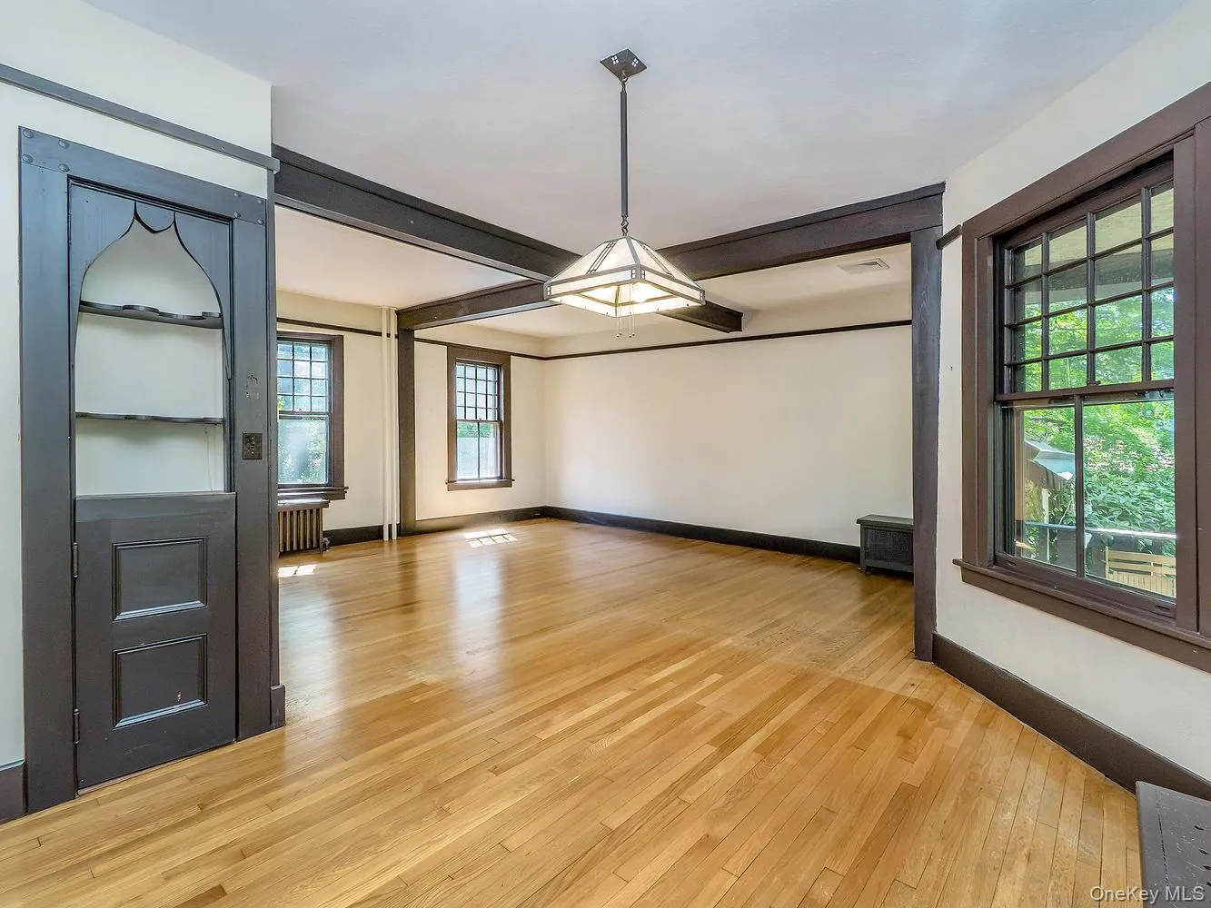 Dining area with built in cabinetry Dining area with built in cabinetry
