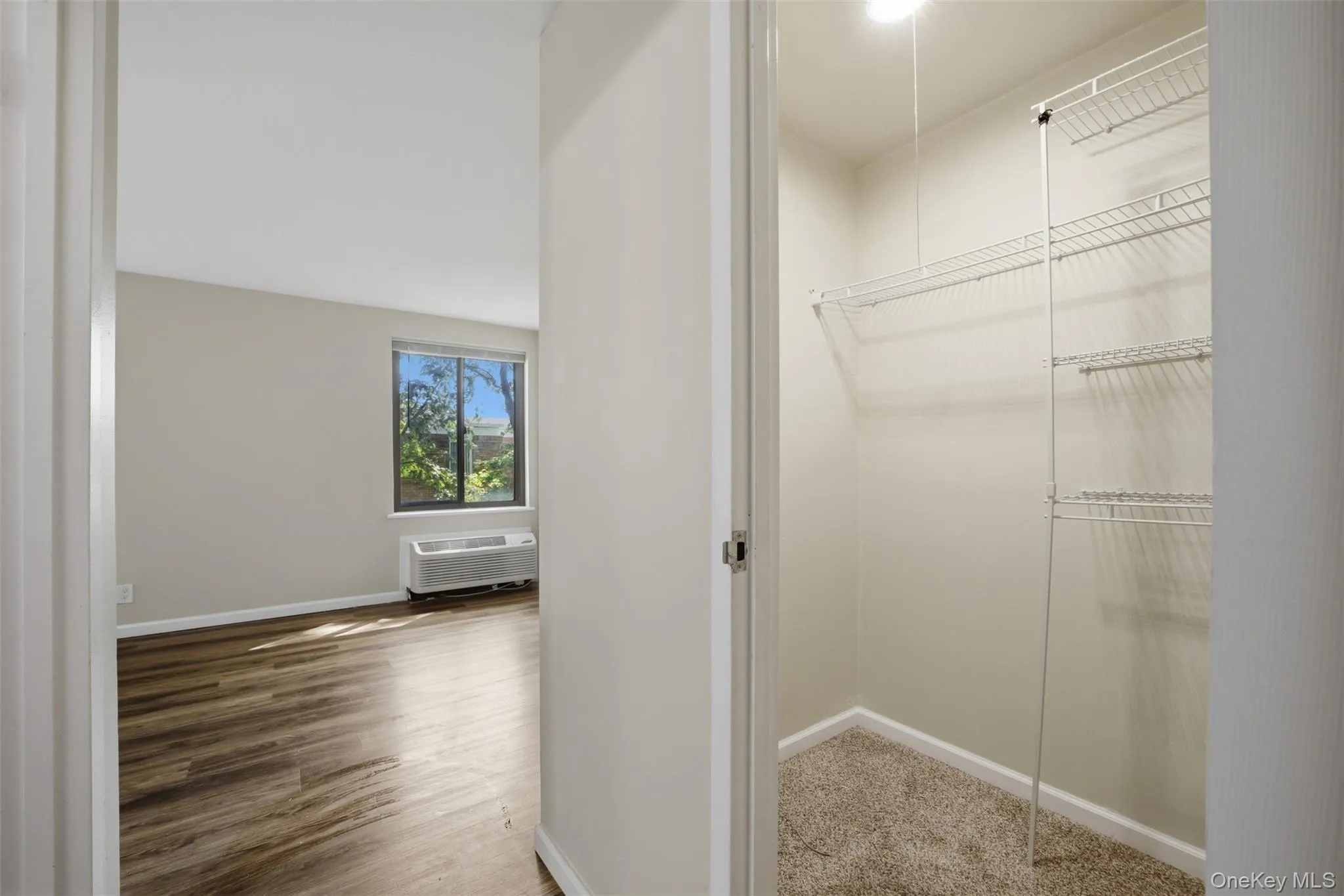 Primary bedroom with walk in closet and full primary bathroom Primary bedroom with walk in closet and full primary bathroom