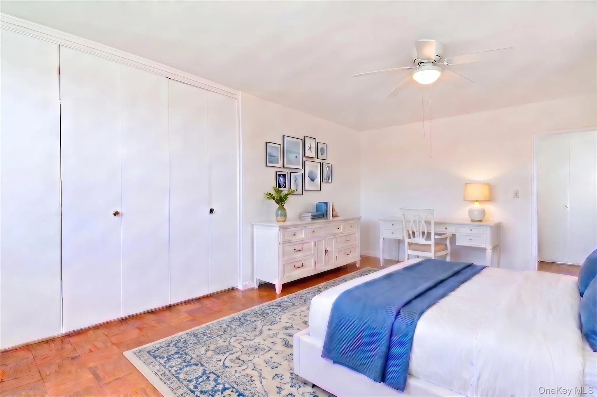 Another view virtually stage to show just how large bedroom is with all those closets Another view virtually stage to show just how large bedroom is with all those closets