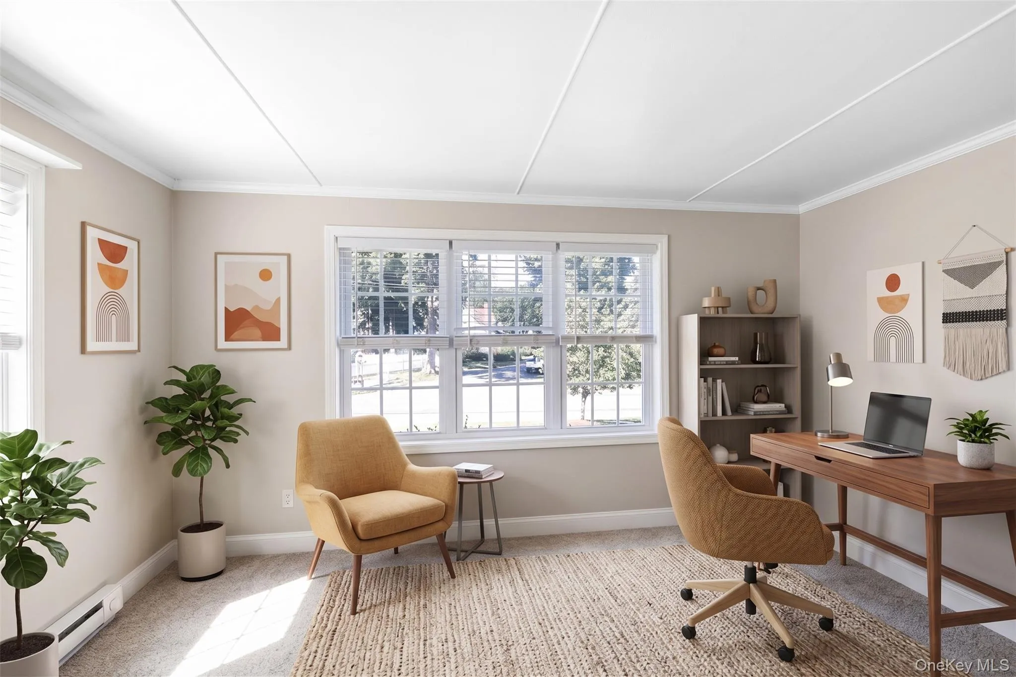 Office - virtually staged Office - virtually staged