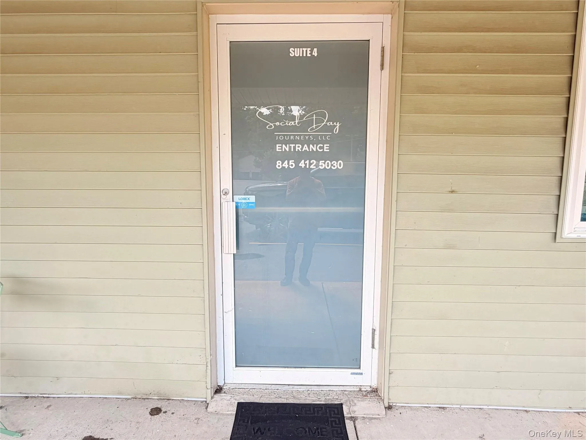 the door to the space the door to the space