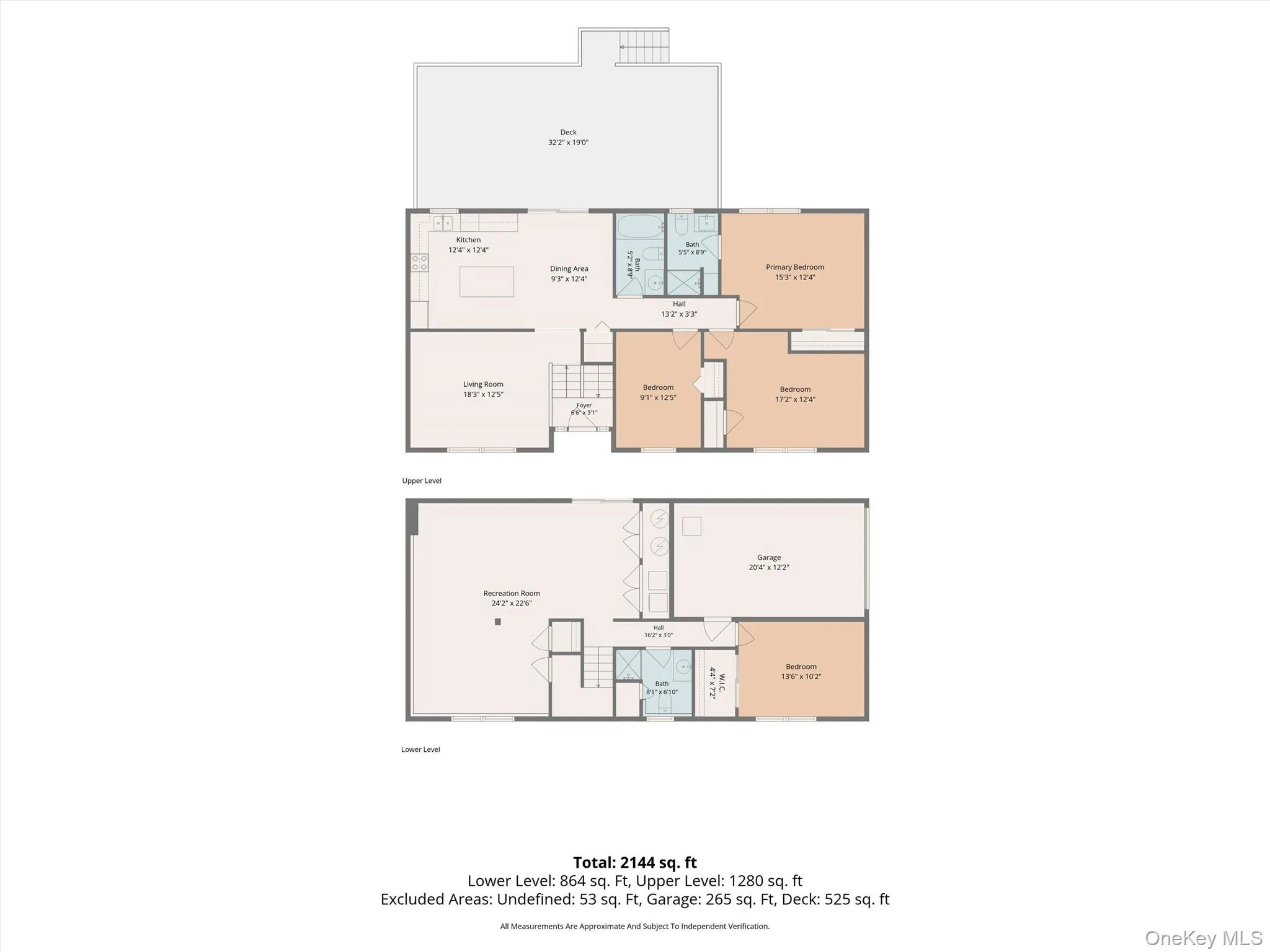 Layout both floors Layout both floors