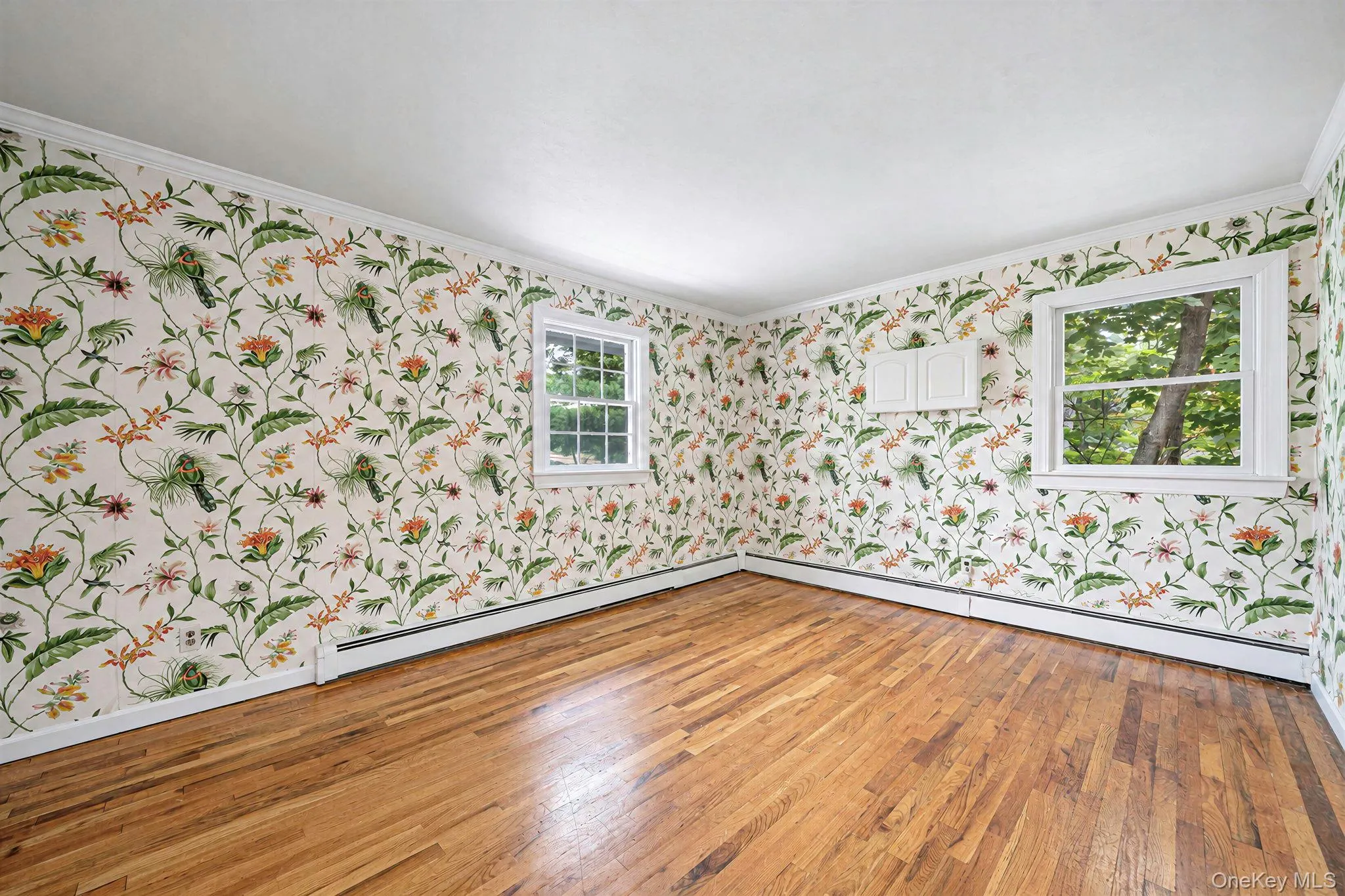 Bedroom with hard wood floors Bedroom with hard wood floors