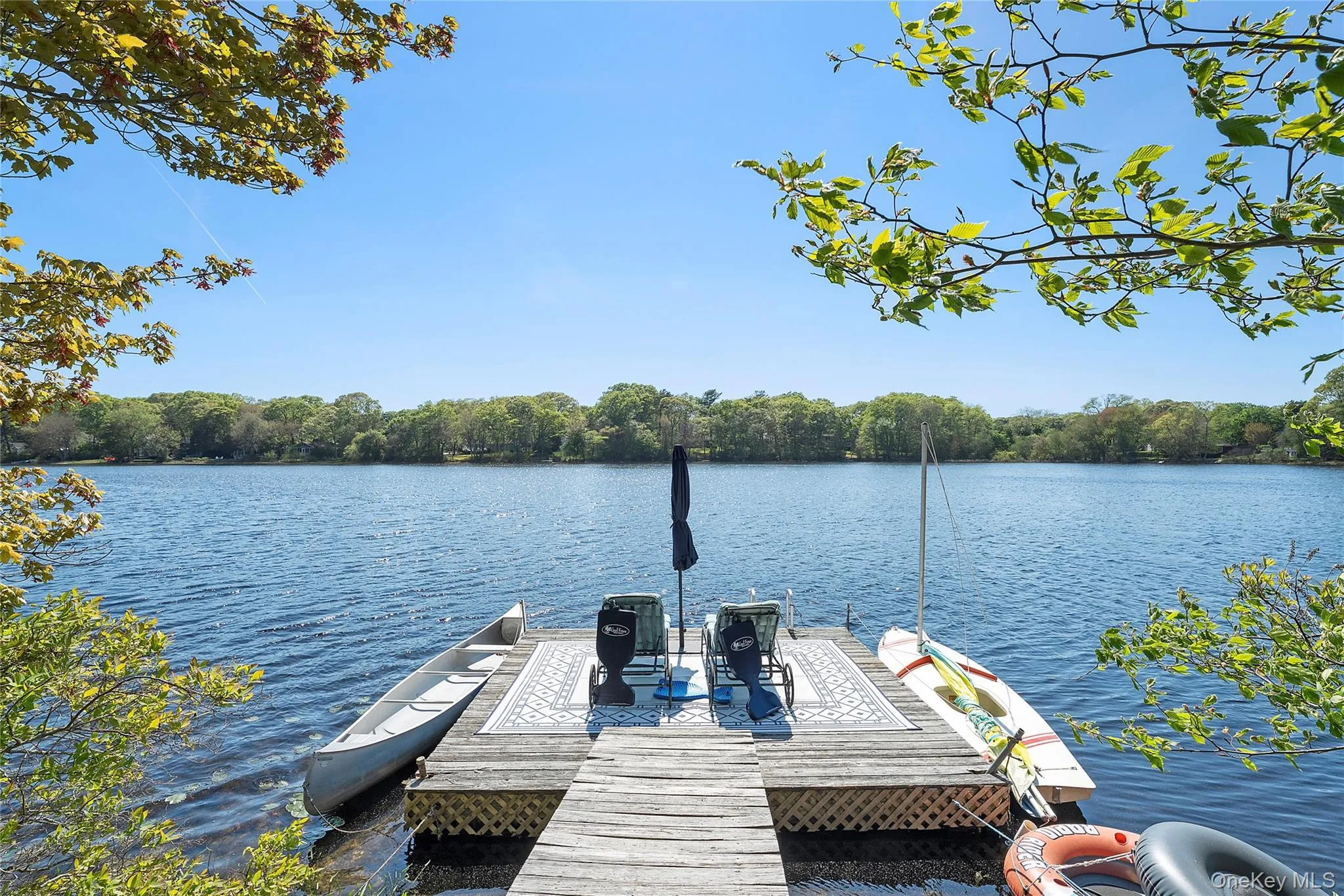 Dock on the lake Dock on the lake