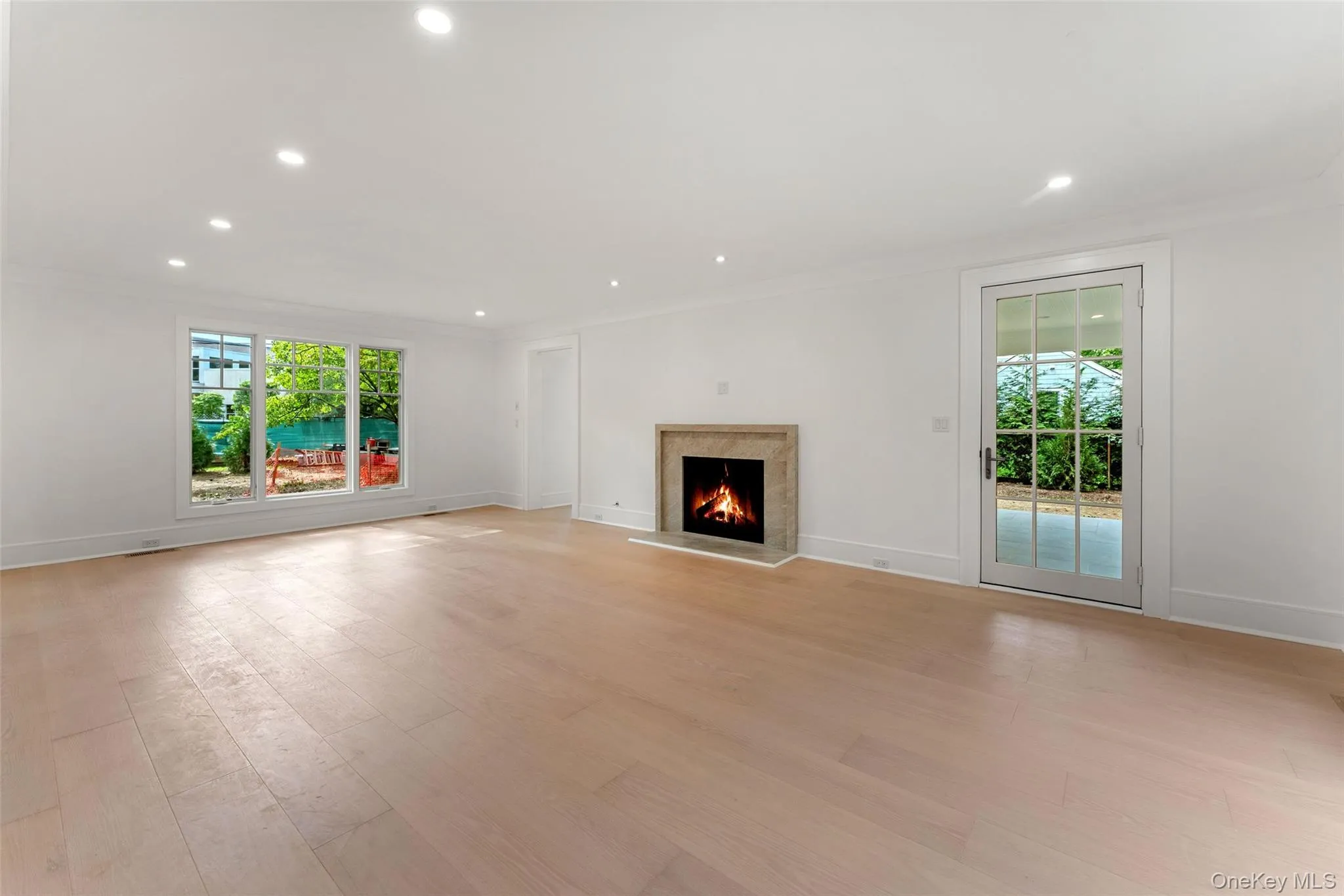Living room with gas fireplace Living room with gas fireplace