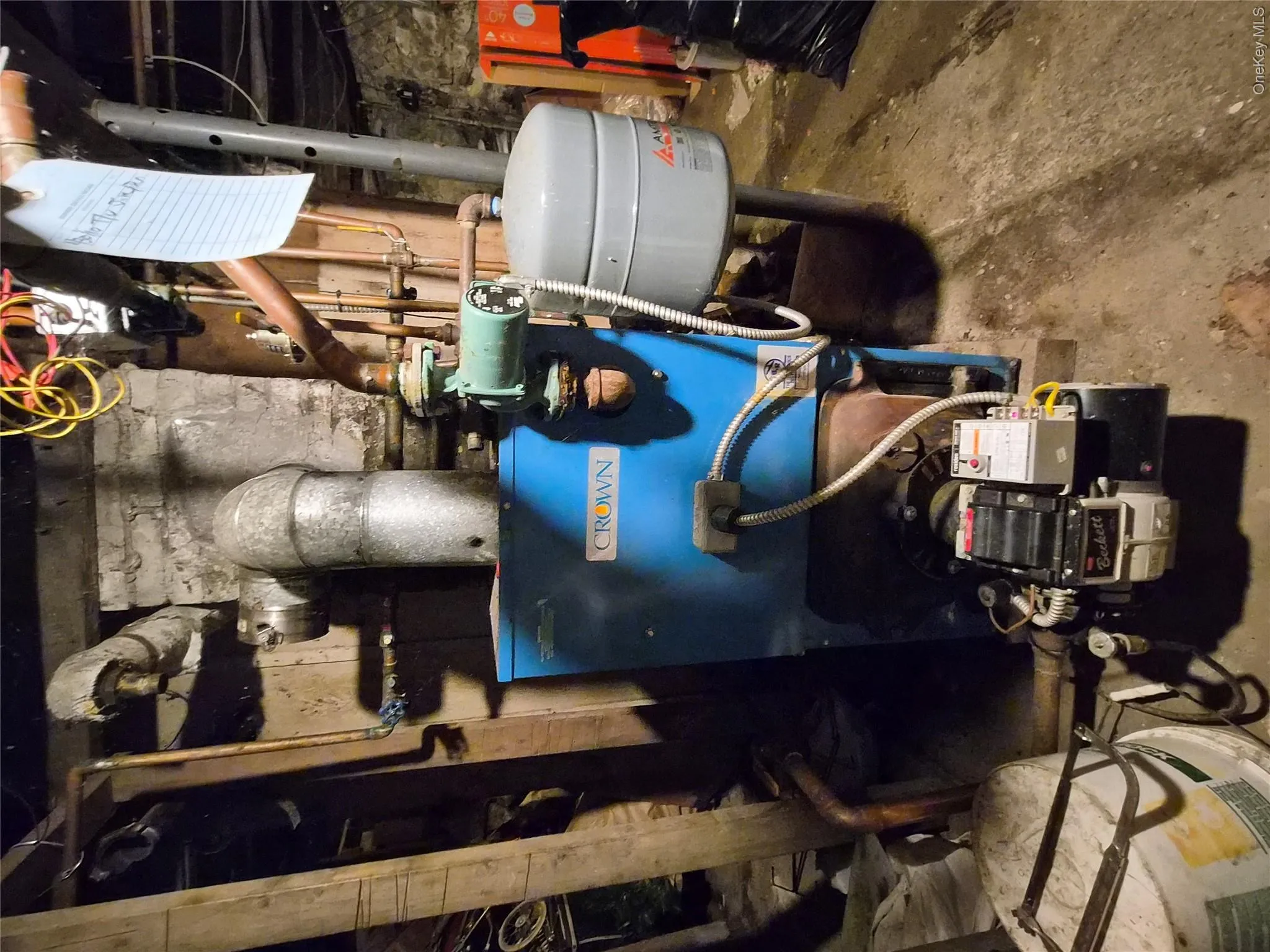 Furnace in basement Furnace in basement