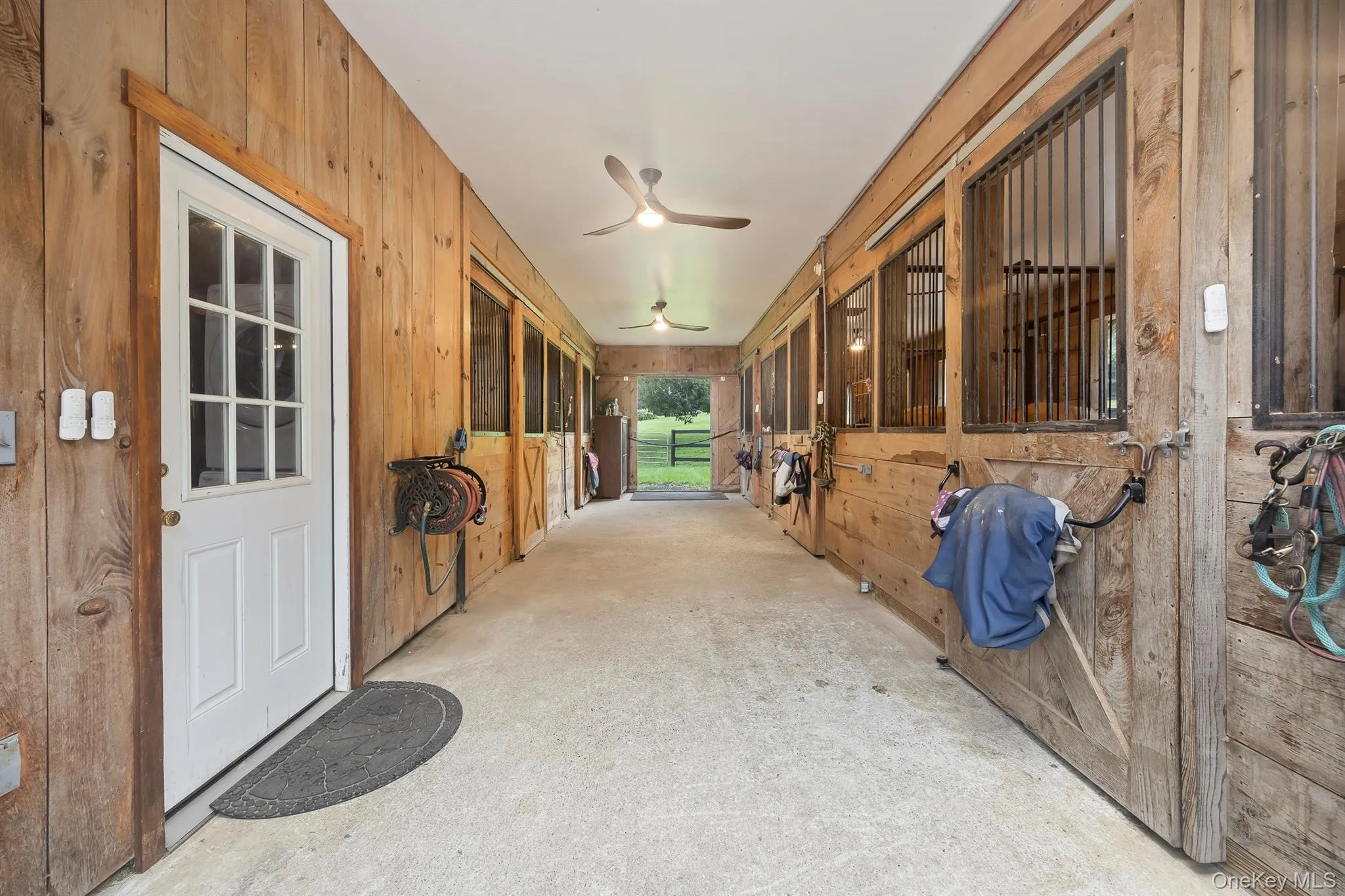 Interior of Barn with 5 Stalls Interior of Barn with 5 Stalls