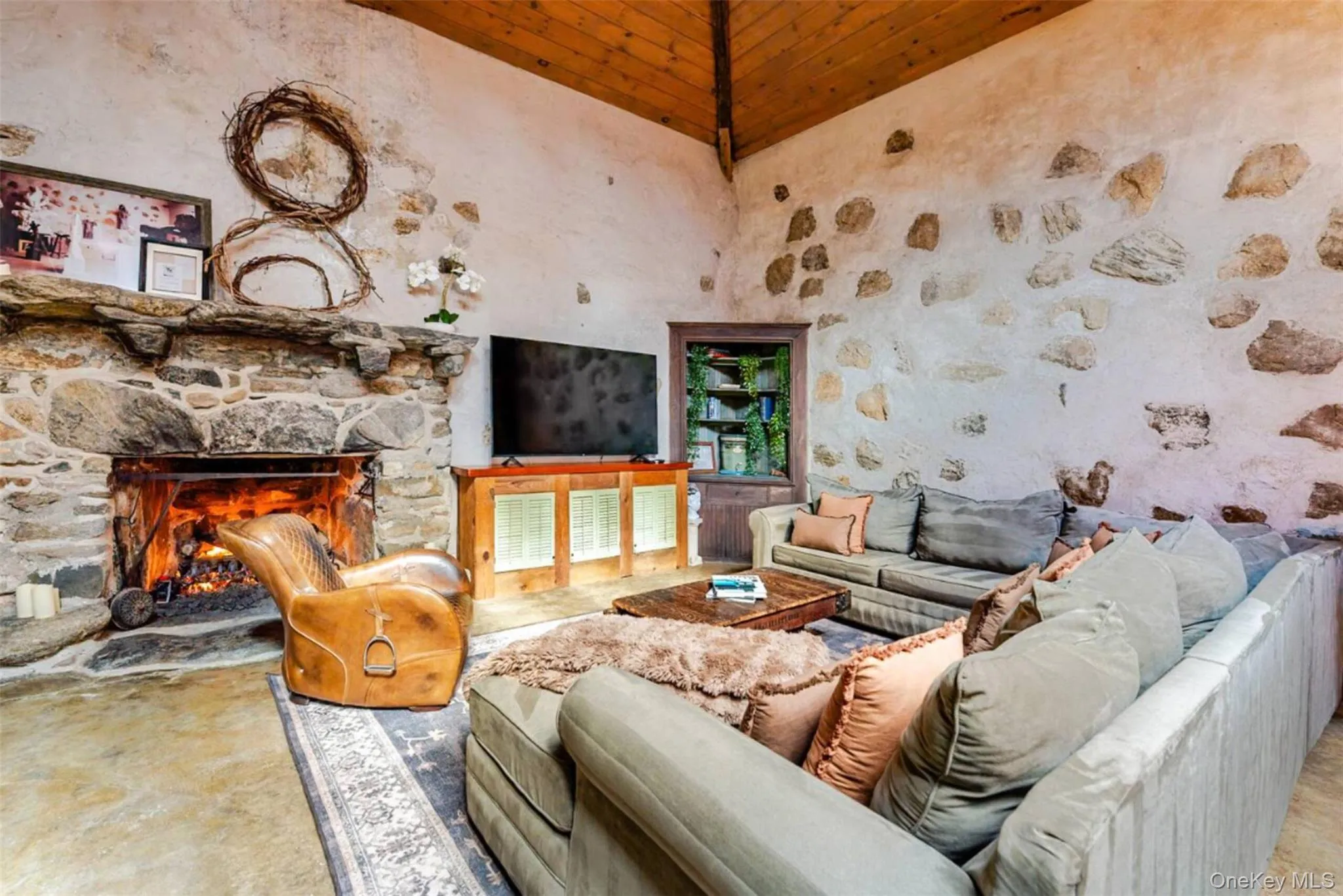 Studio Living Room with Gas Fireplace Studio Living Room with Gas Fireplace