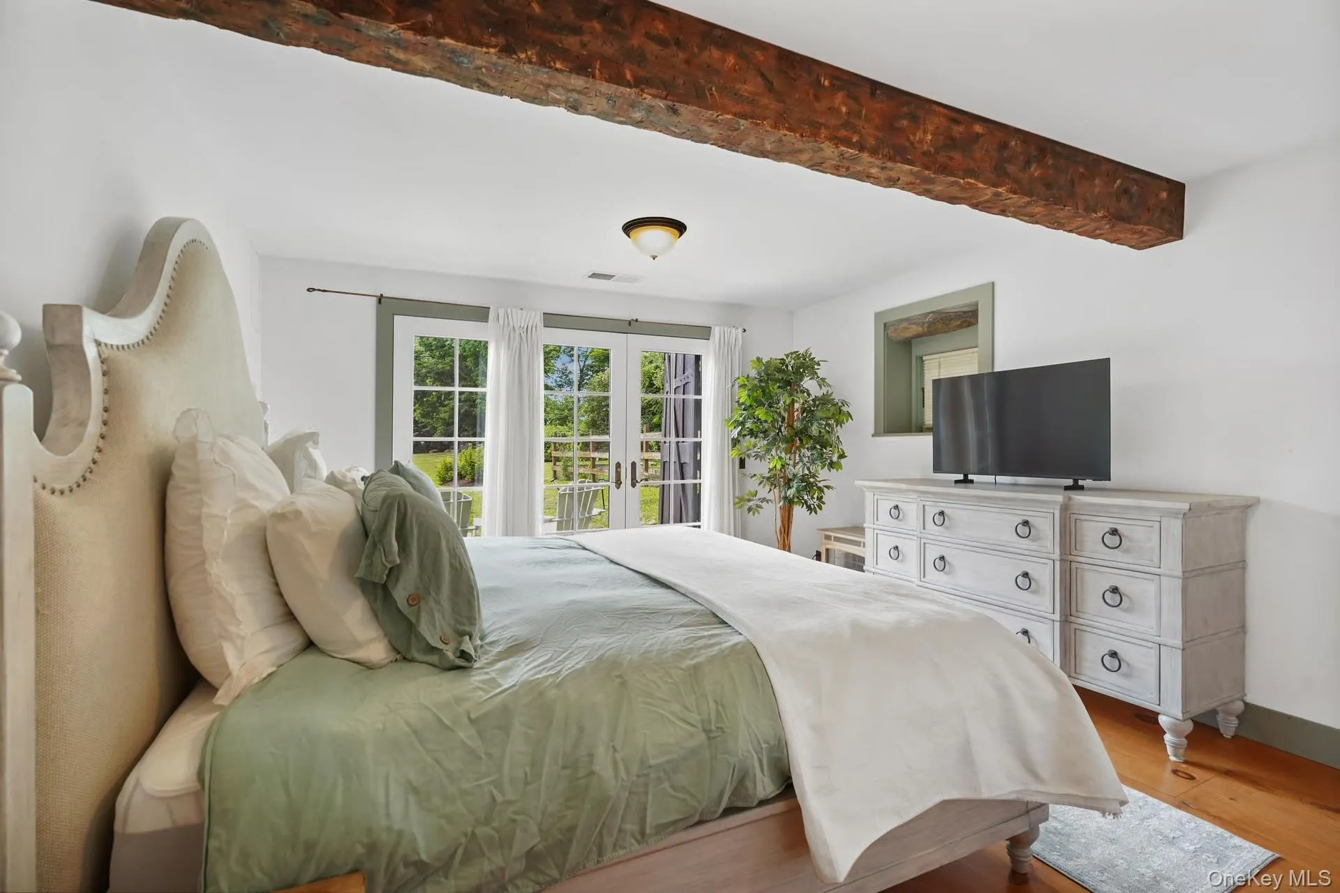 Studio Bedroom with French Doors out Studio Bedroom with French Doors out