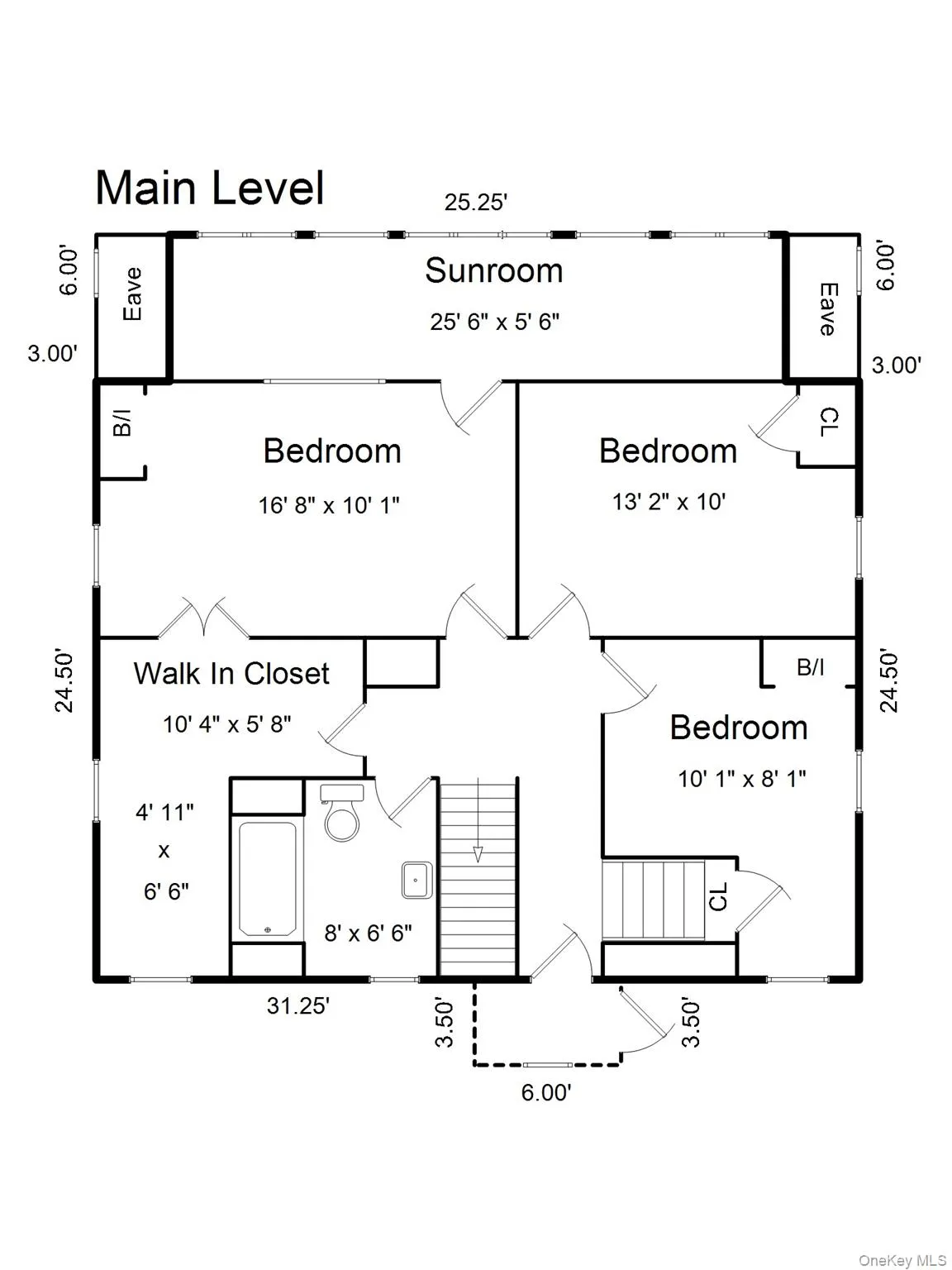 Main level floor plan Main level floor plan