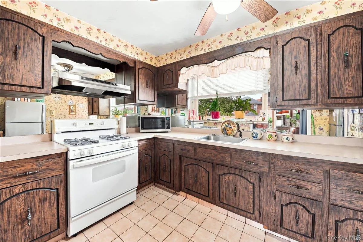 Windowed kitchen with tons of storage Windowed kitchen with tons of storage