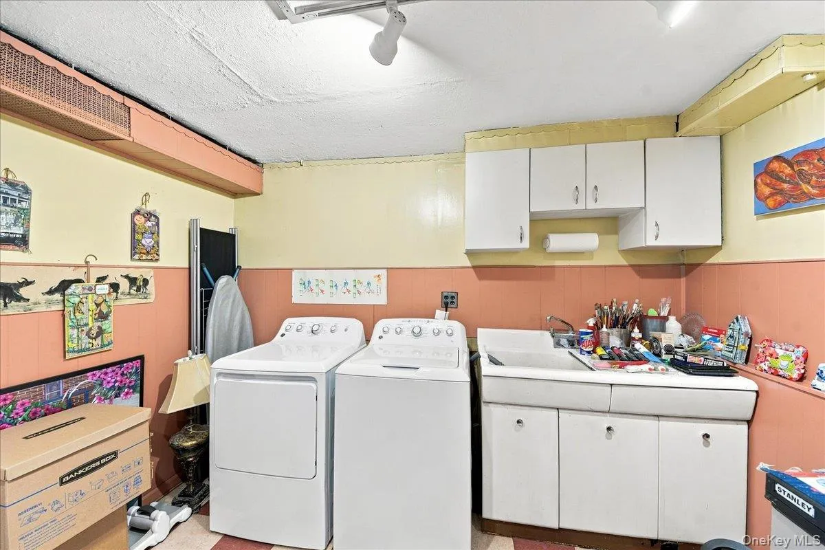 Laundry area possible summer kitchen Laundry area possible summer kitchen