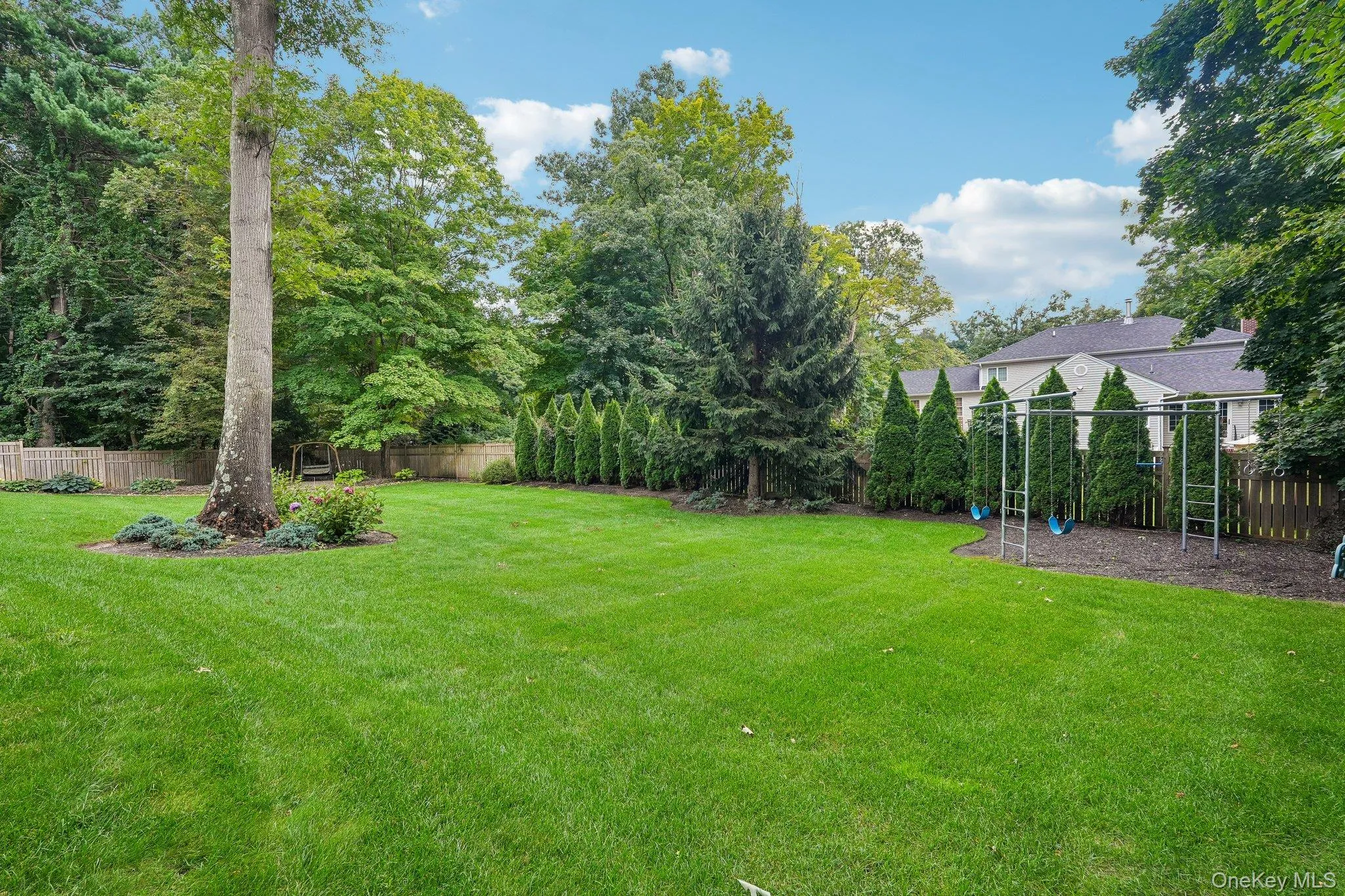 Lots of grassy area for recreational activities or vegetable garden. Lots of grassy area for recreational activities or vegetable garden.