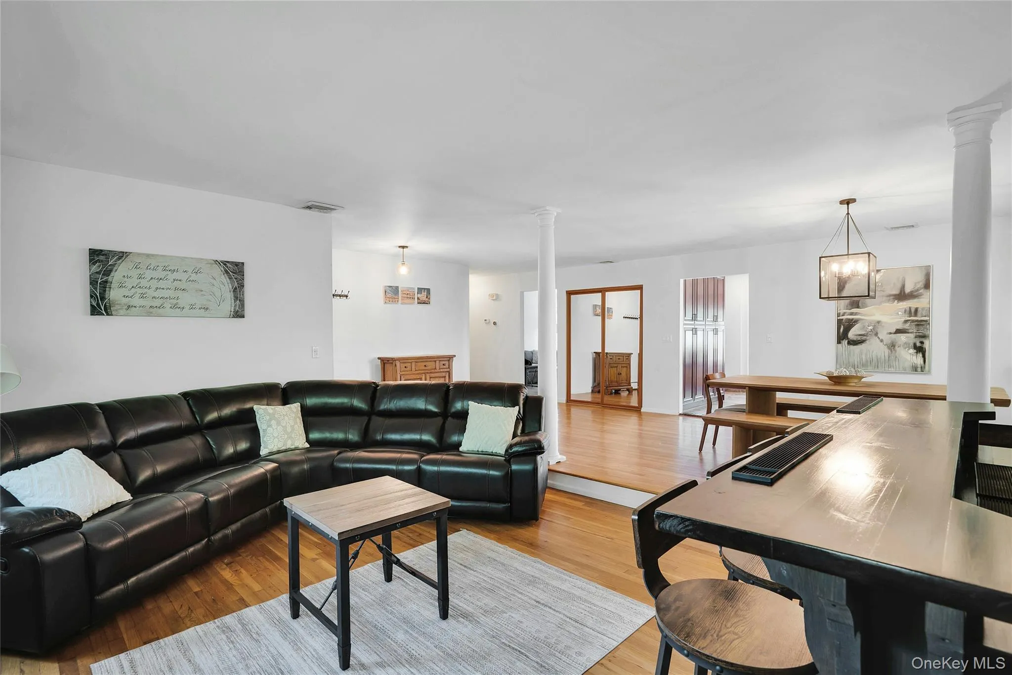 Open to the dining room. Open to the dining room.