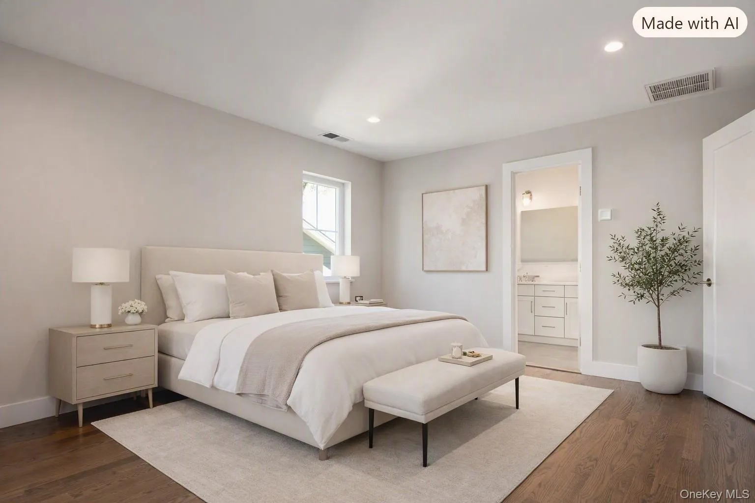 AI Staged Principal Bedroom. AI Staged Principal Bedroom.