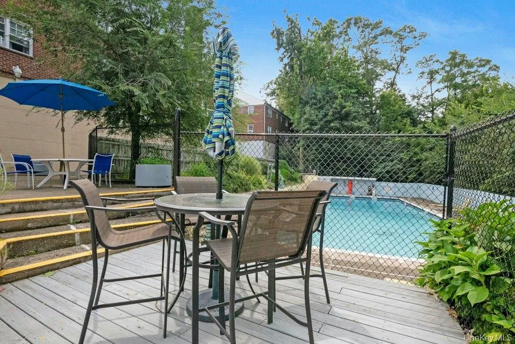 Deck outside of pool perfect for enjoying the outdoors Deck outside of pool perfect for enjoying the outdoors