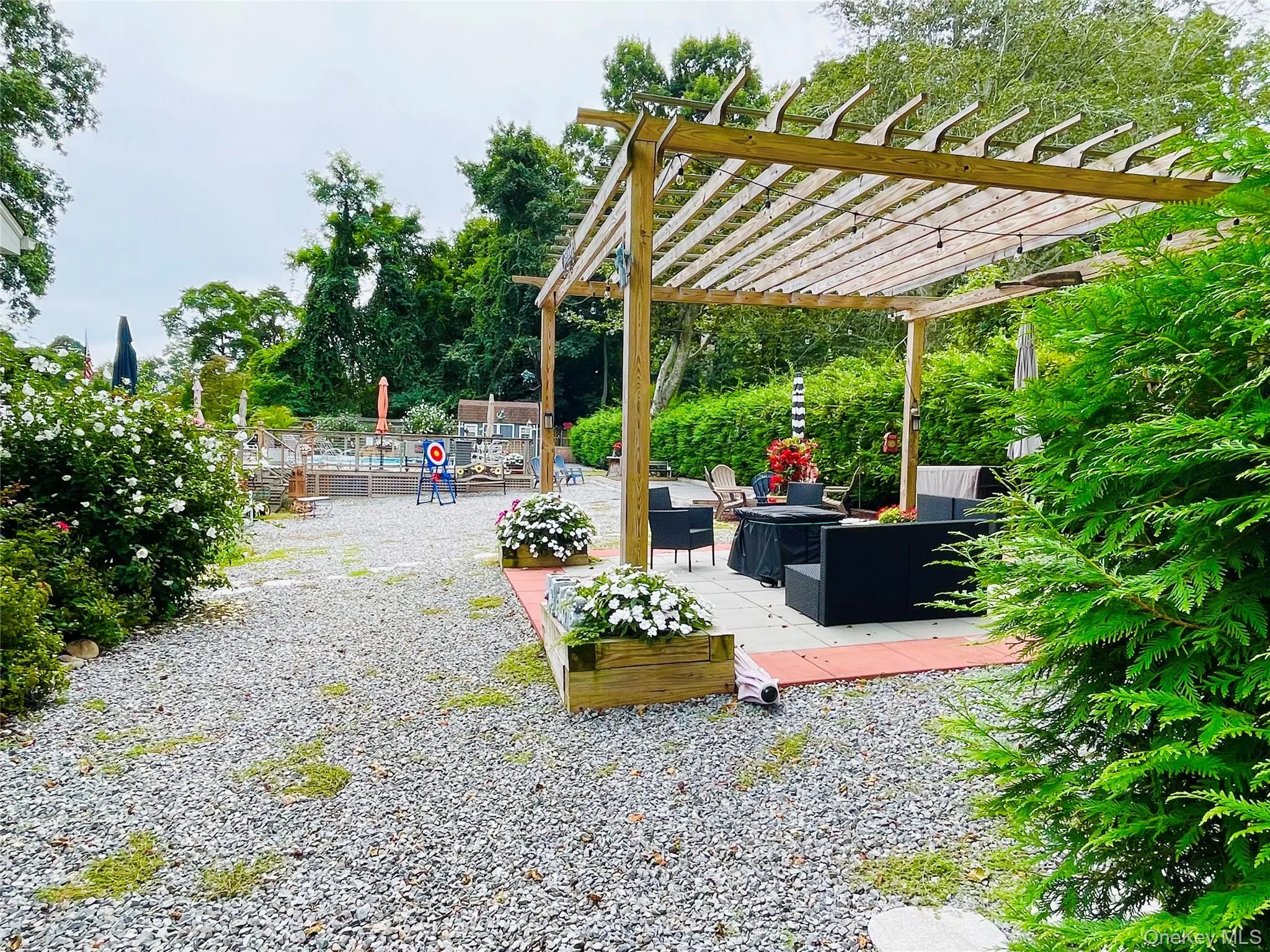 Beautiful Wood Pergola with Patio Beautiful Wood Pergola with Patio