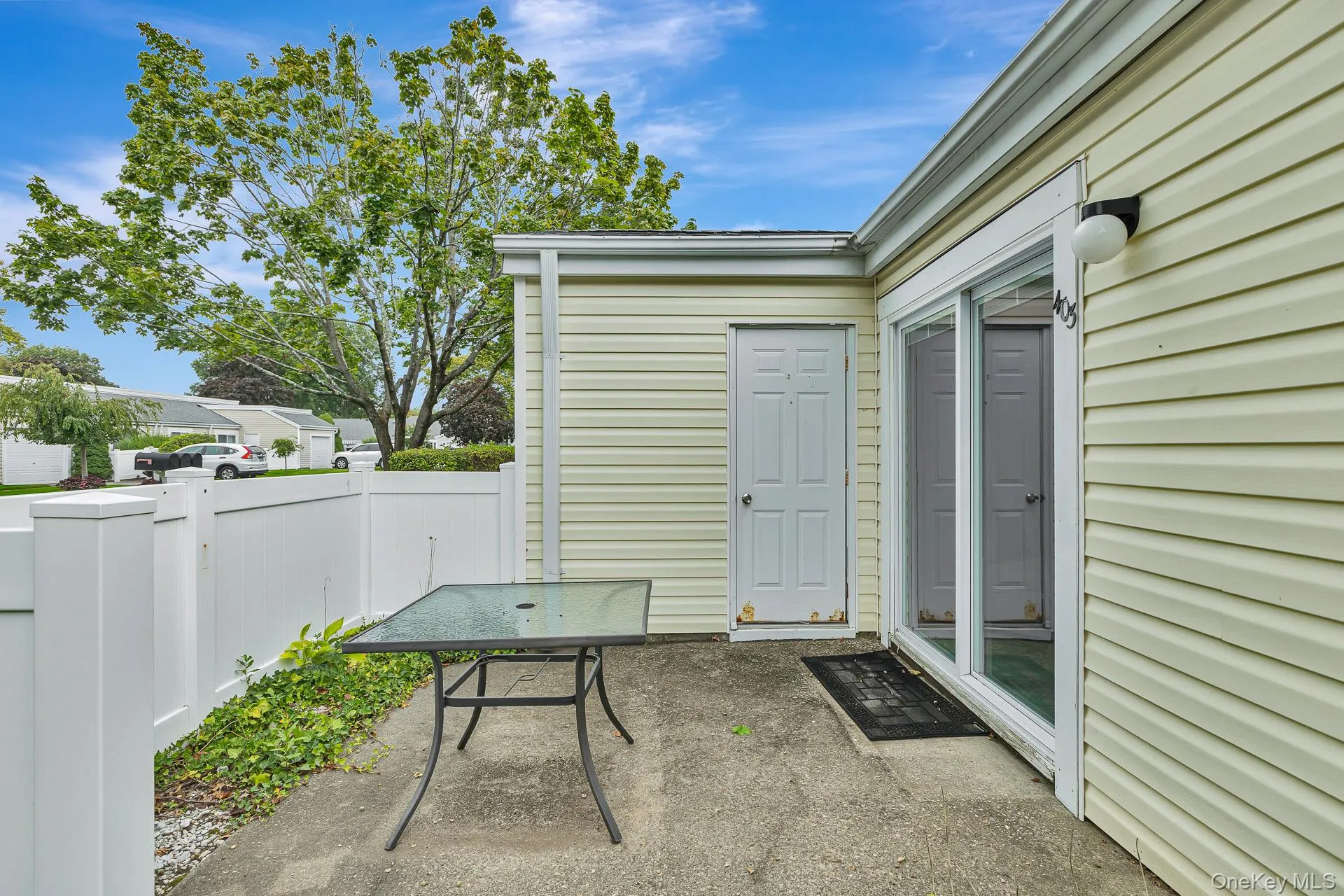 Patio with Storage Closet Patio with Storage Closet