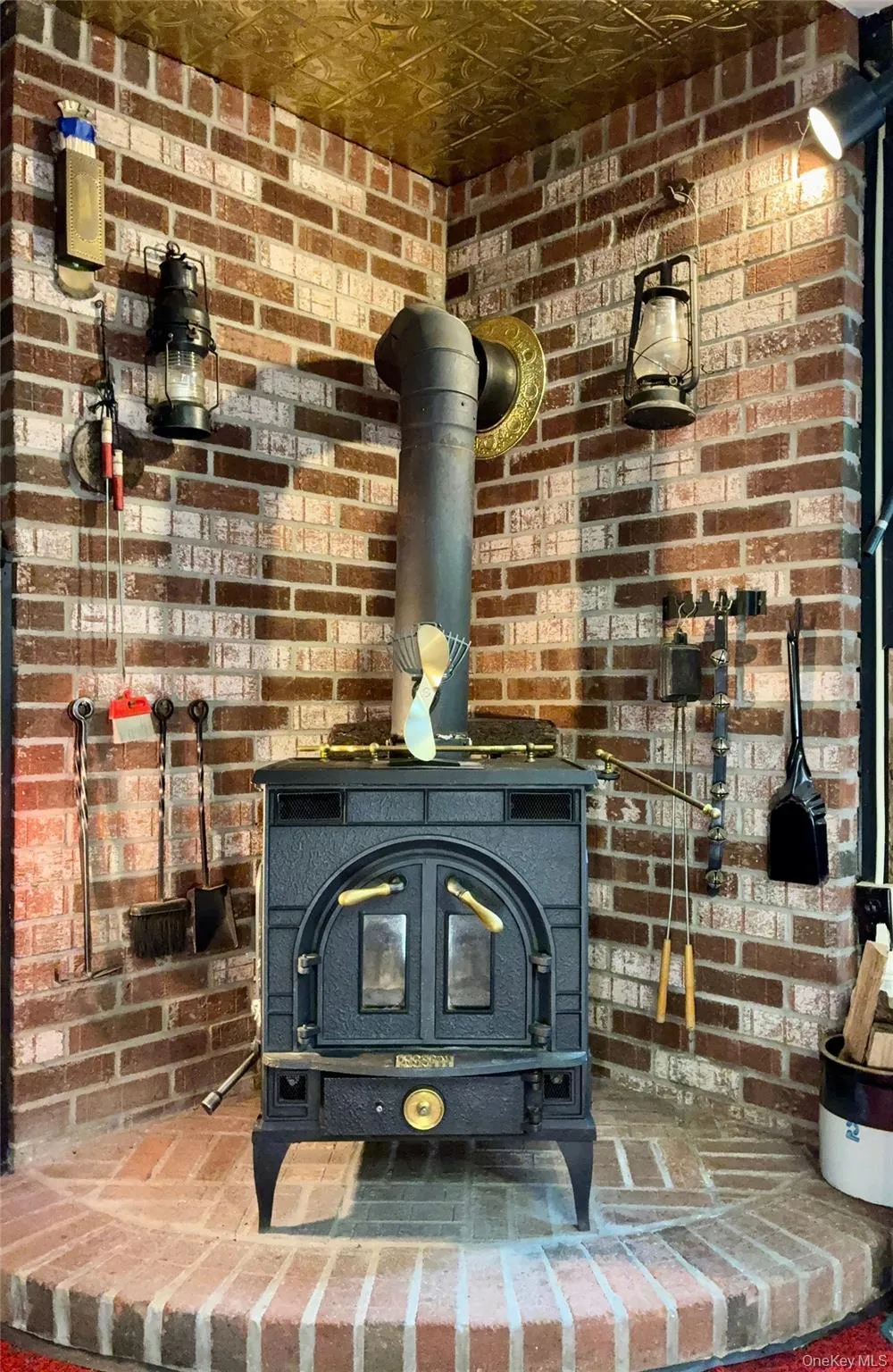 Wood burning stove. Wood burning stove.