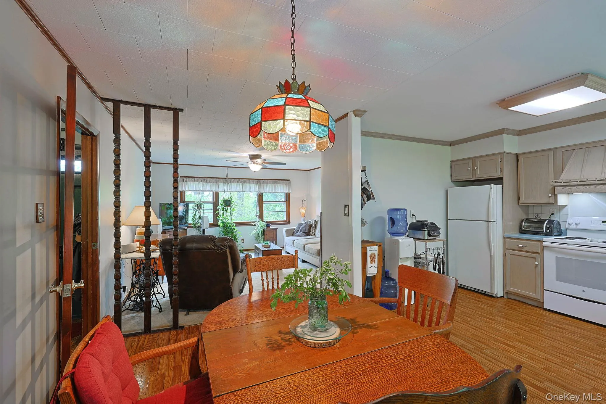 Open concept dining and kitchen. Open concept dining and kitchen.