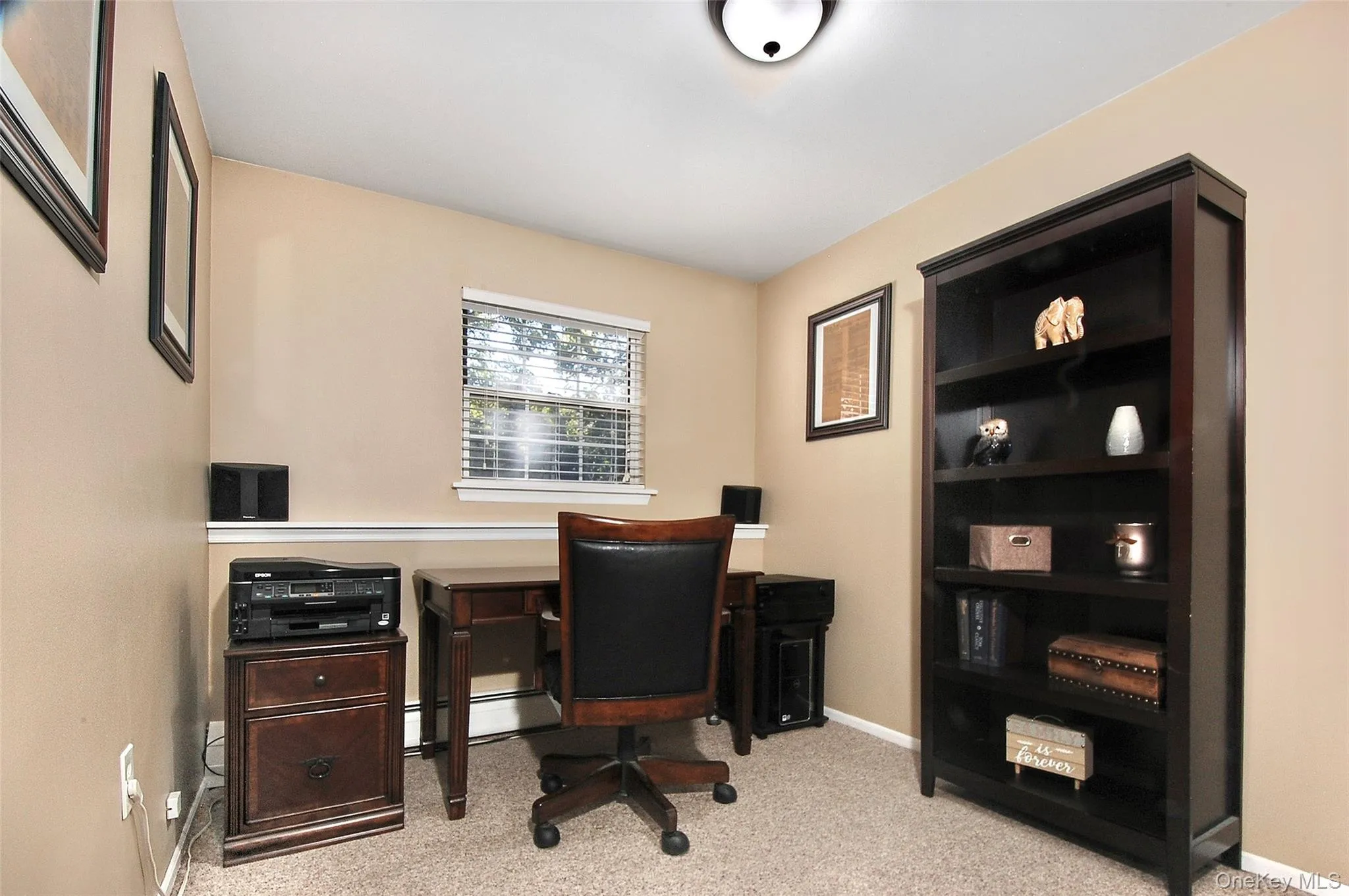 Den / Office on family room level Den / Office on family room level