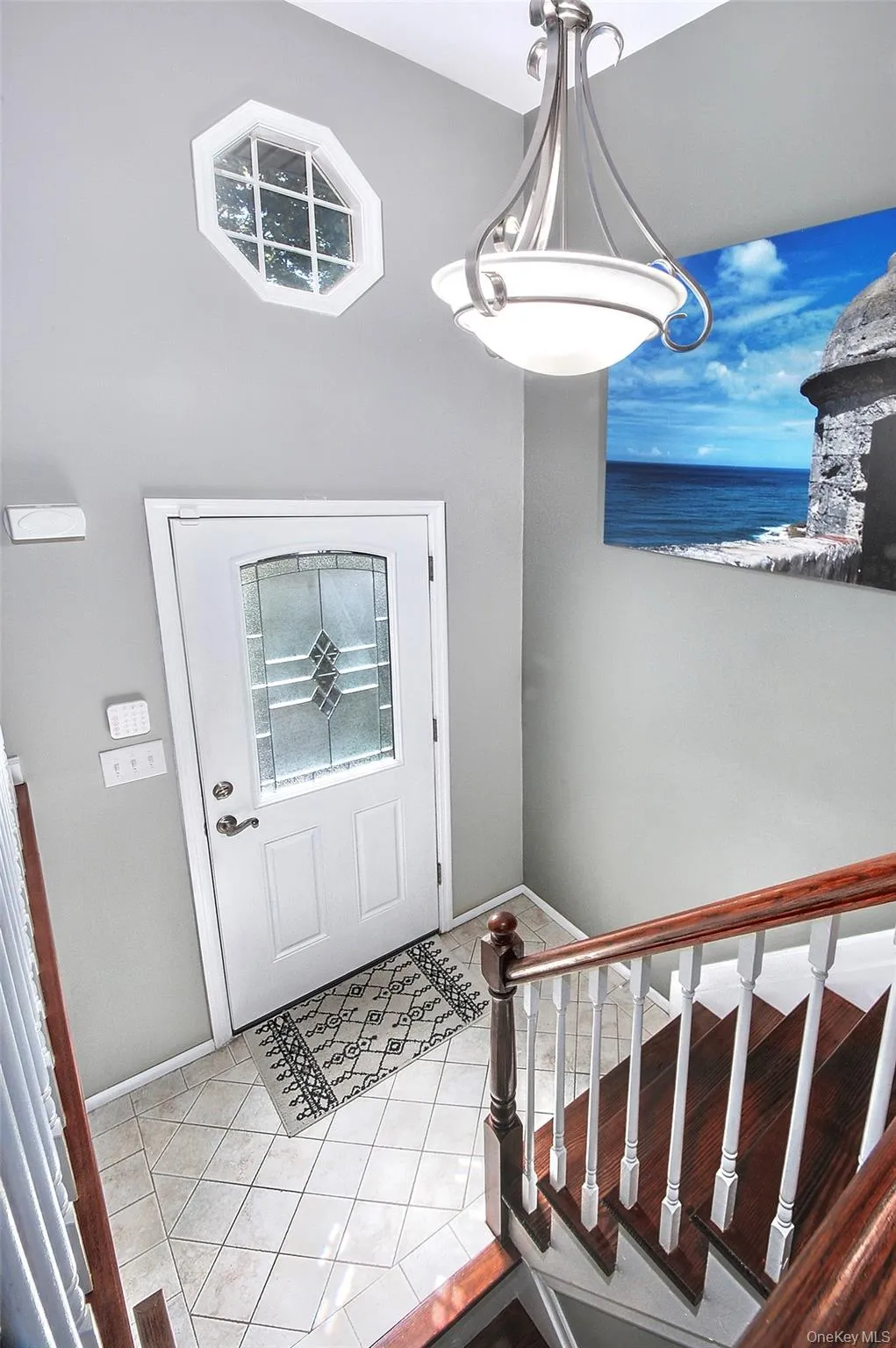 foyer with staircase to main level foyer with staircase to main level