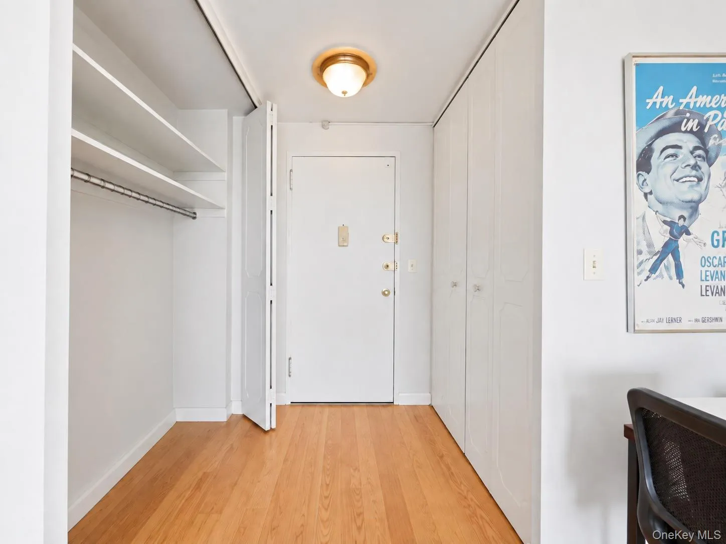 Foyer with 2 large closets Foyer with 2 large closets