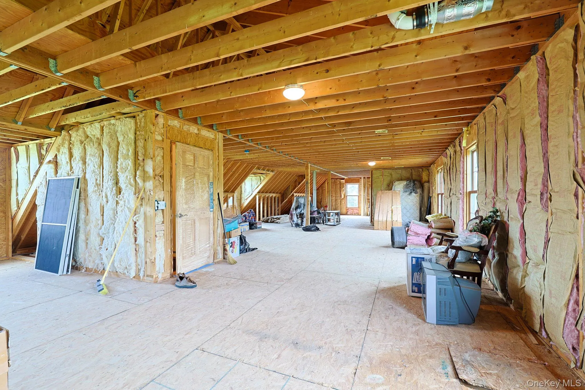 Unfinished top floor Unfinished top floor