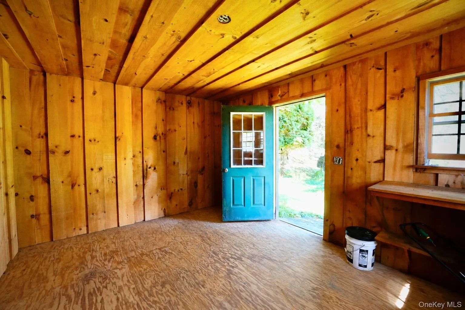 Storage Shed - inside Storage Shed - inside