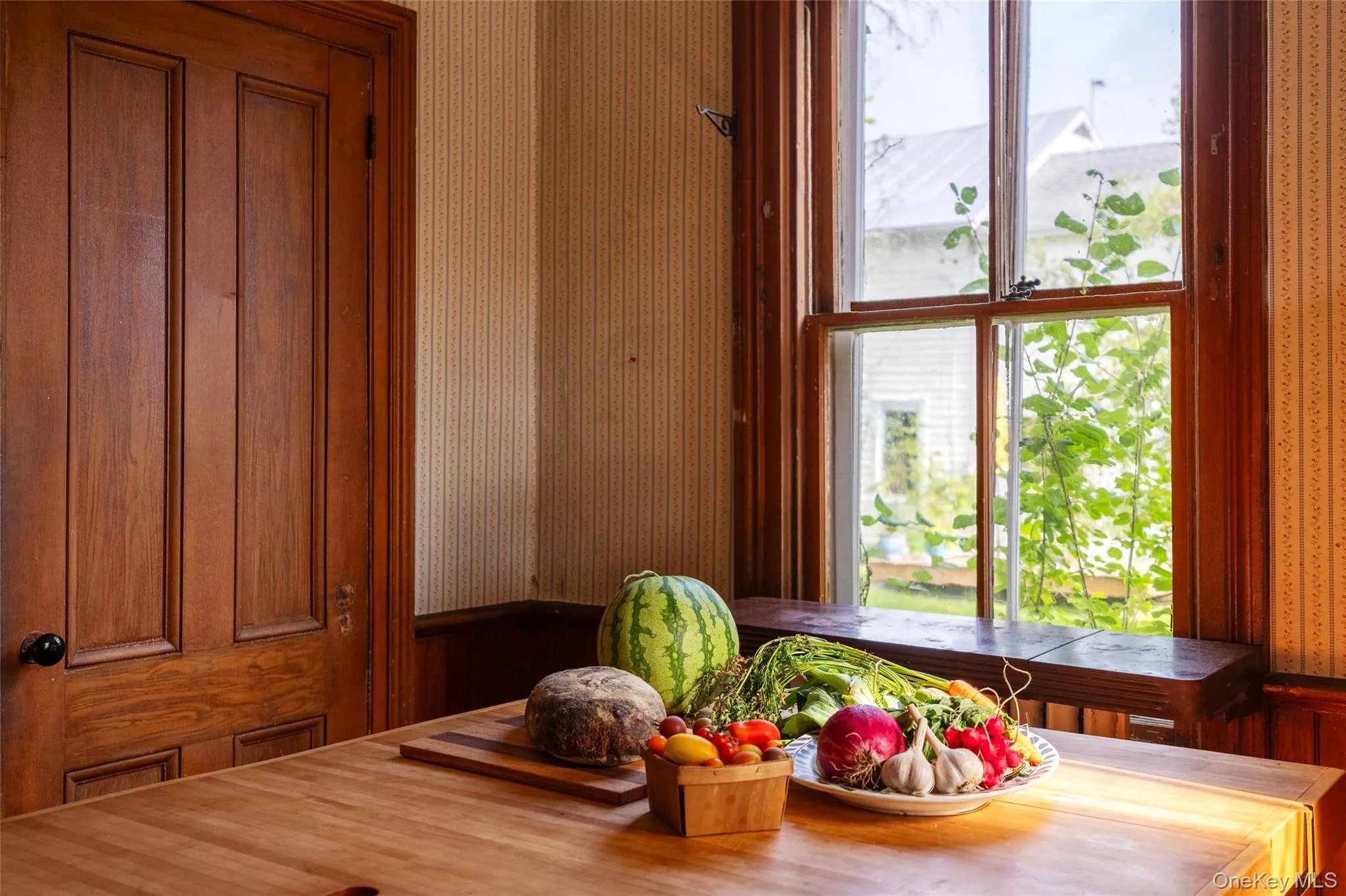 Butcher block island Butcher block island