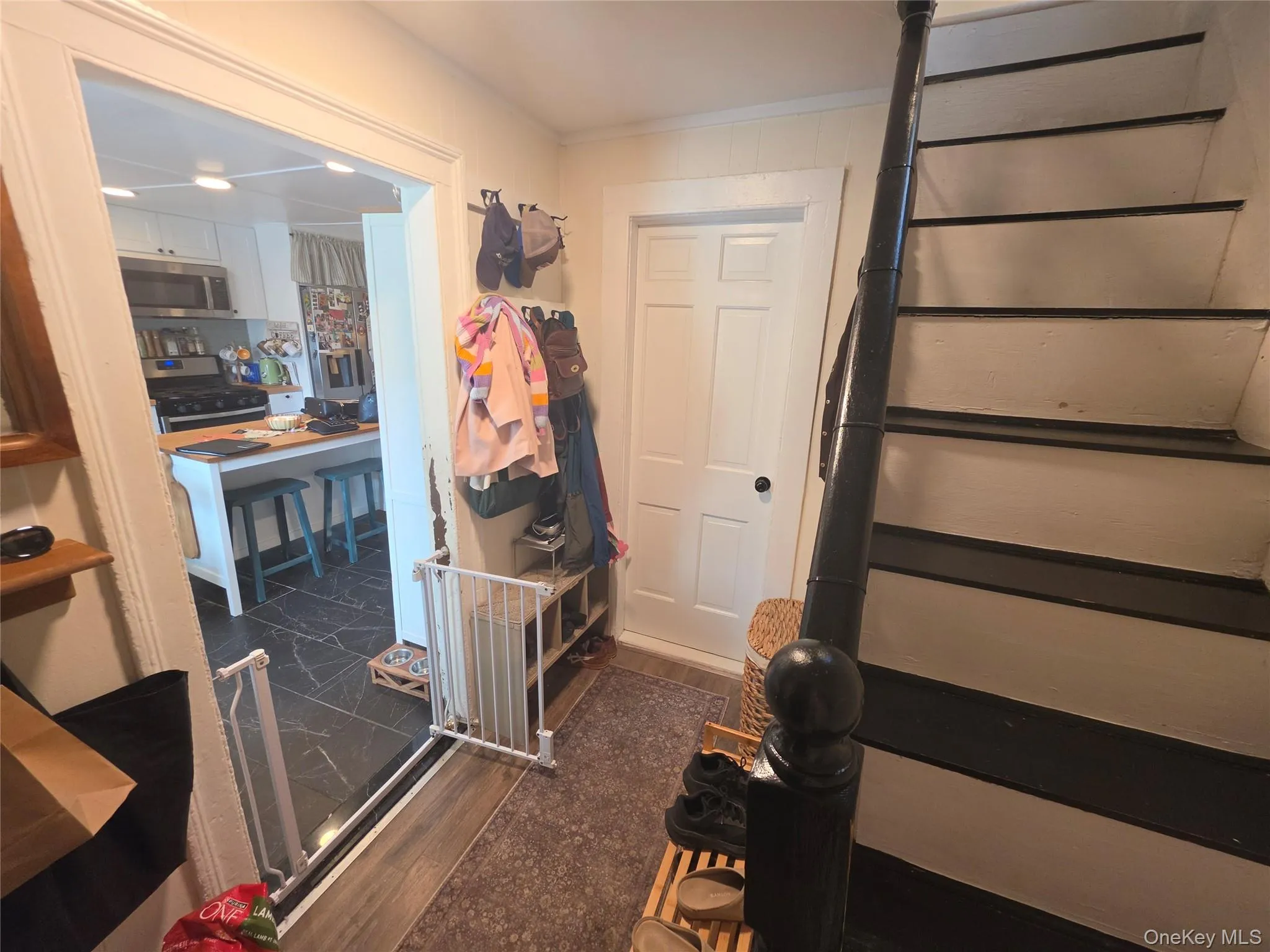 Stairs to rooms upstairs Stairs to rooms upstairs