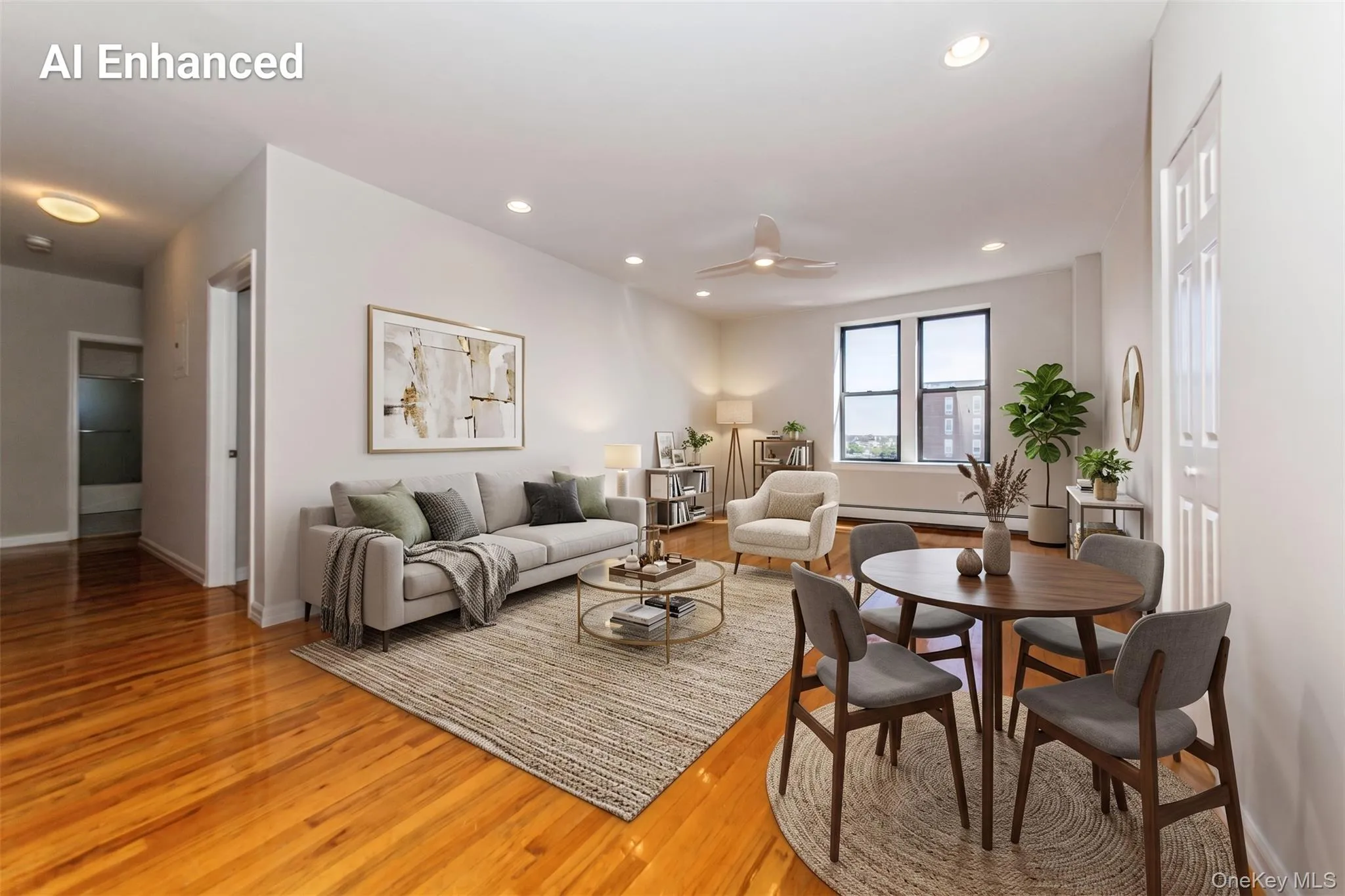 Virtually Staged Living/Dining Area Virtually Staged Living/Dining Area