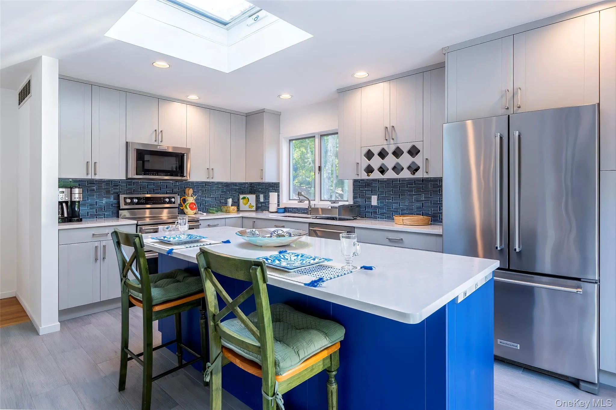 Recently updated kitchen with center island