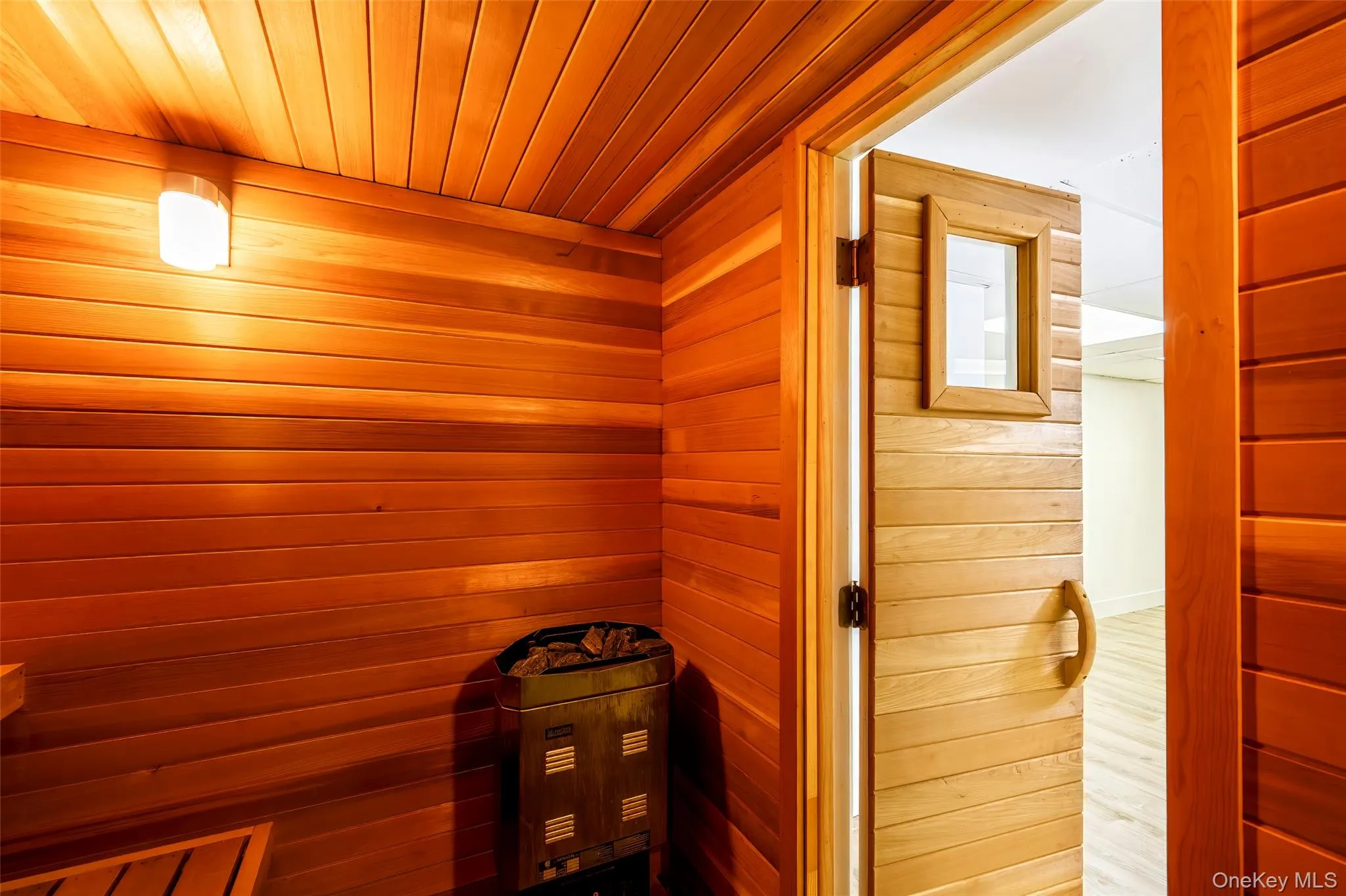 luxury sauna coupled with the pool and tennis creates you own private amenity /recreation features.