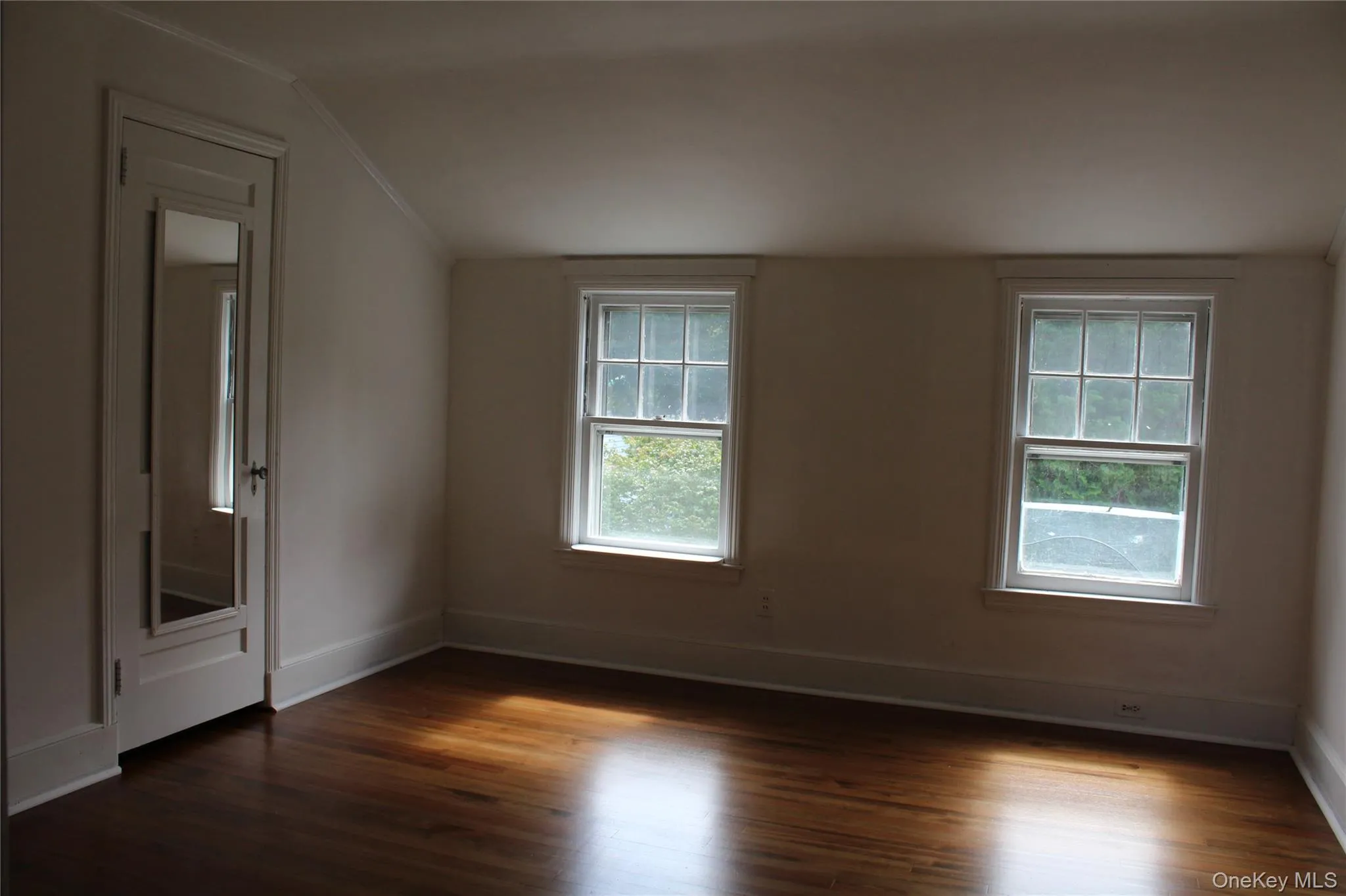 Hardwood flooring, Walk in closet, and two windows Hardwood flooring, Walk in closet, and two windows