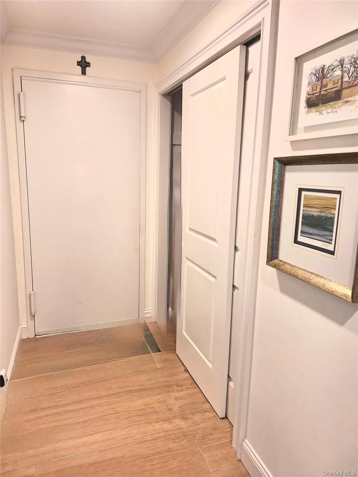 Large closets for coats and storage. Large closets for coats and storage.