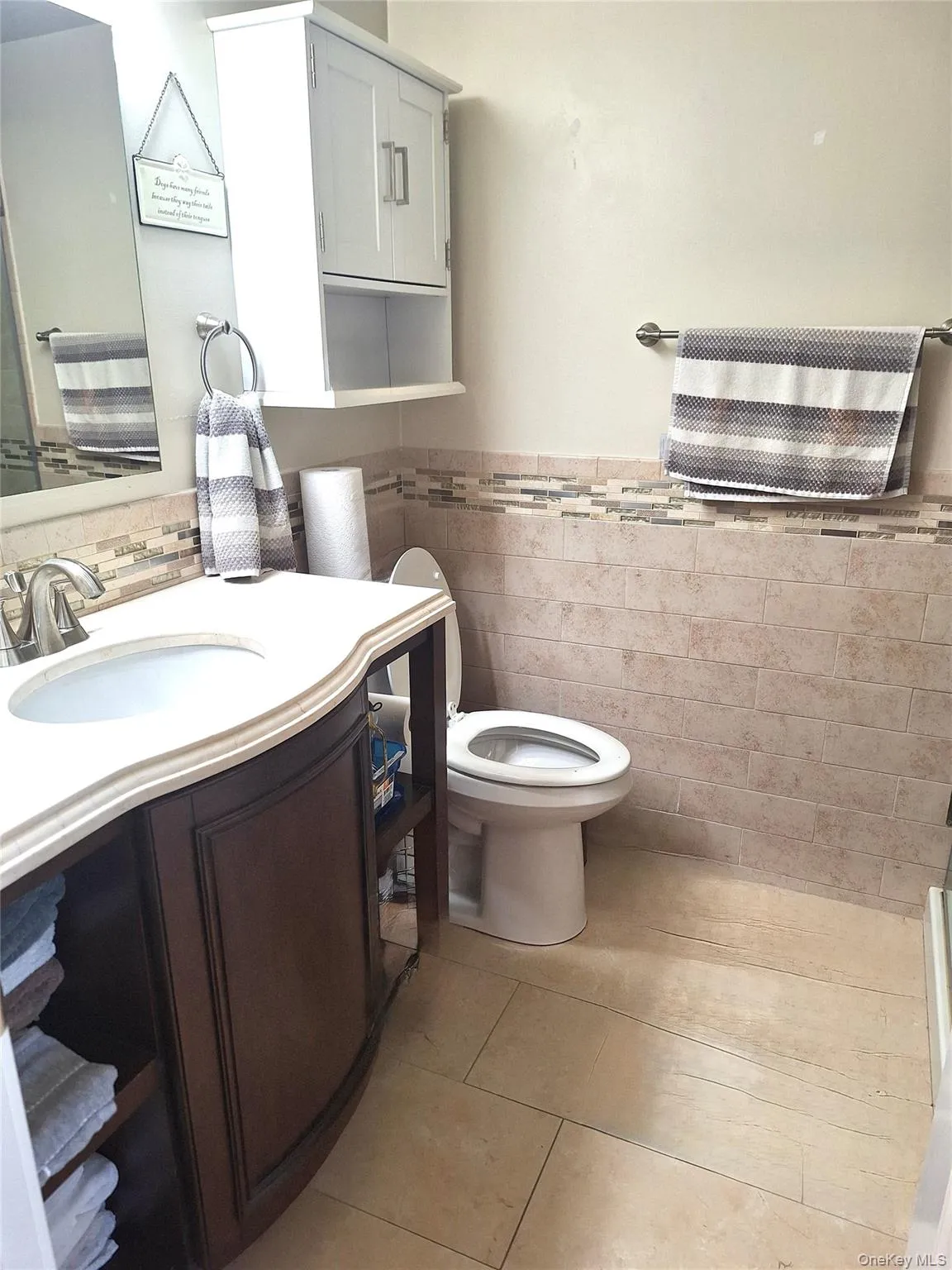 Second bathroom with walk in shower. Second bathroom with walk in shower.