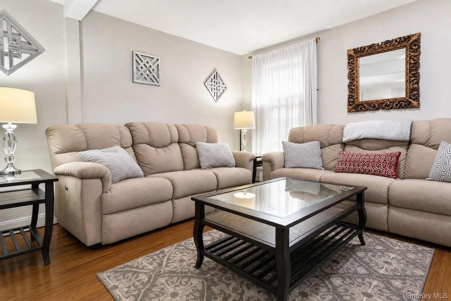 Wood-finish flooring with light-toned walls is a warm and inviting room! Wood-finish flooring with light-toned walls is a warm and inviting room!
