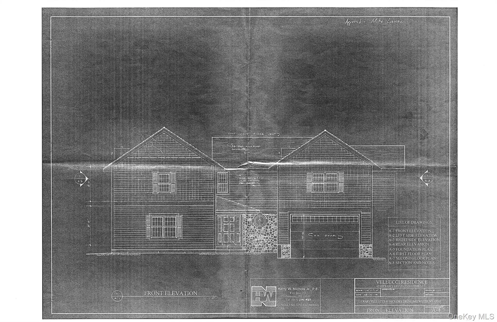 Architectural rendering of front elevation Architectural rendering of front elevation