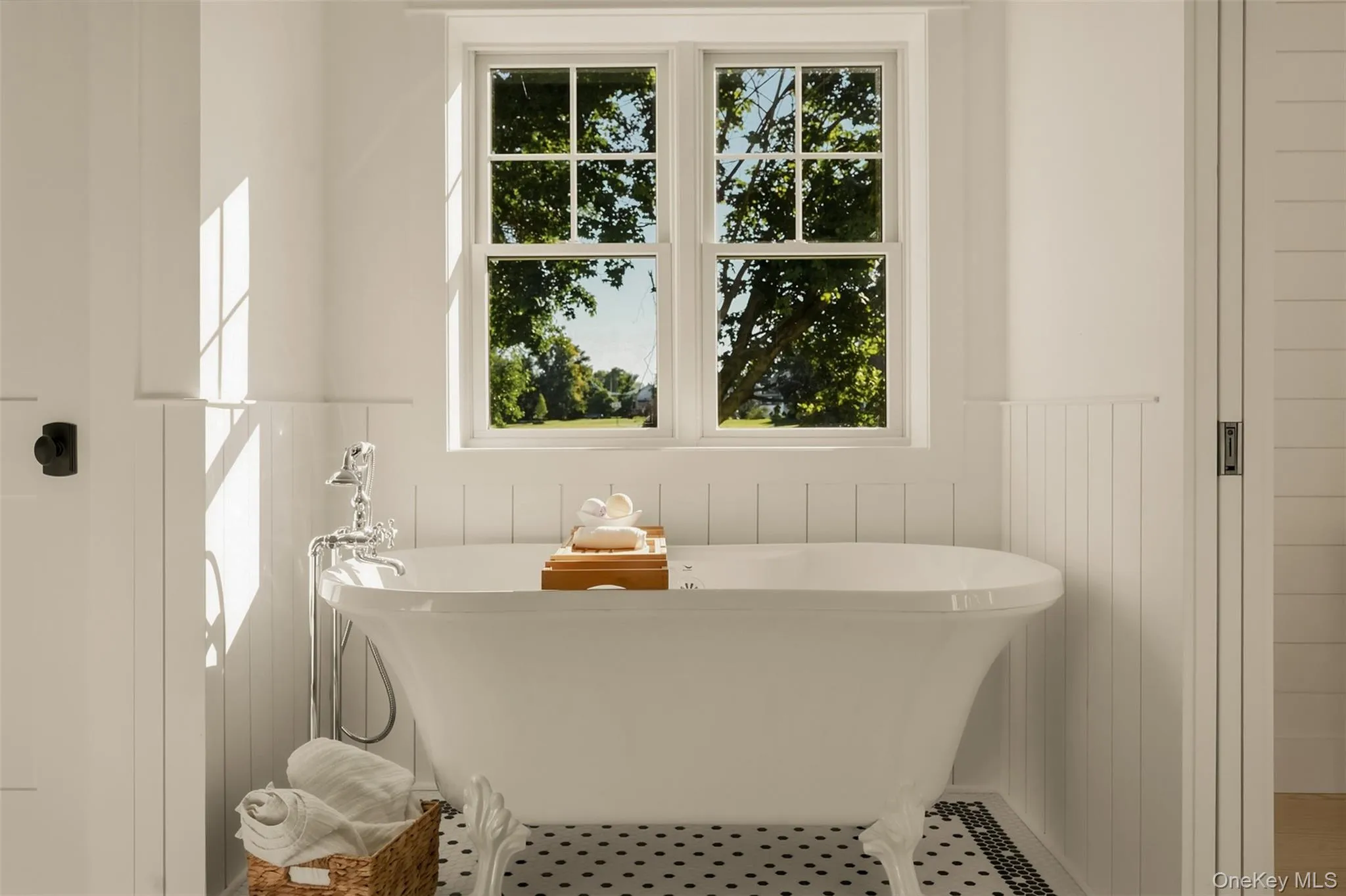 Nothing says timeless like a clawfoot soaking tub. Nothing says timeless like a clawfoot soaking tub.